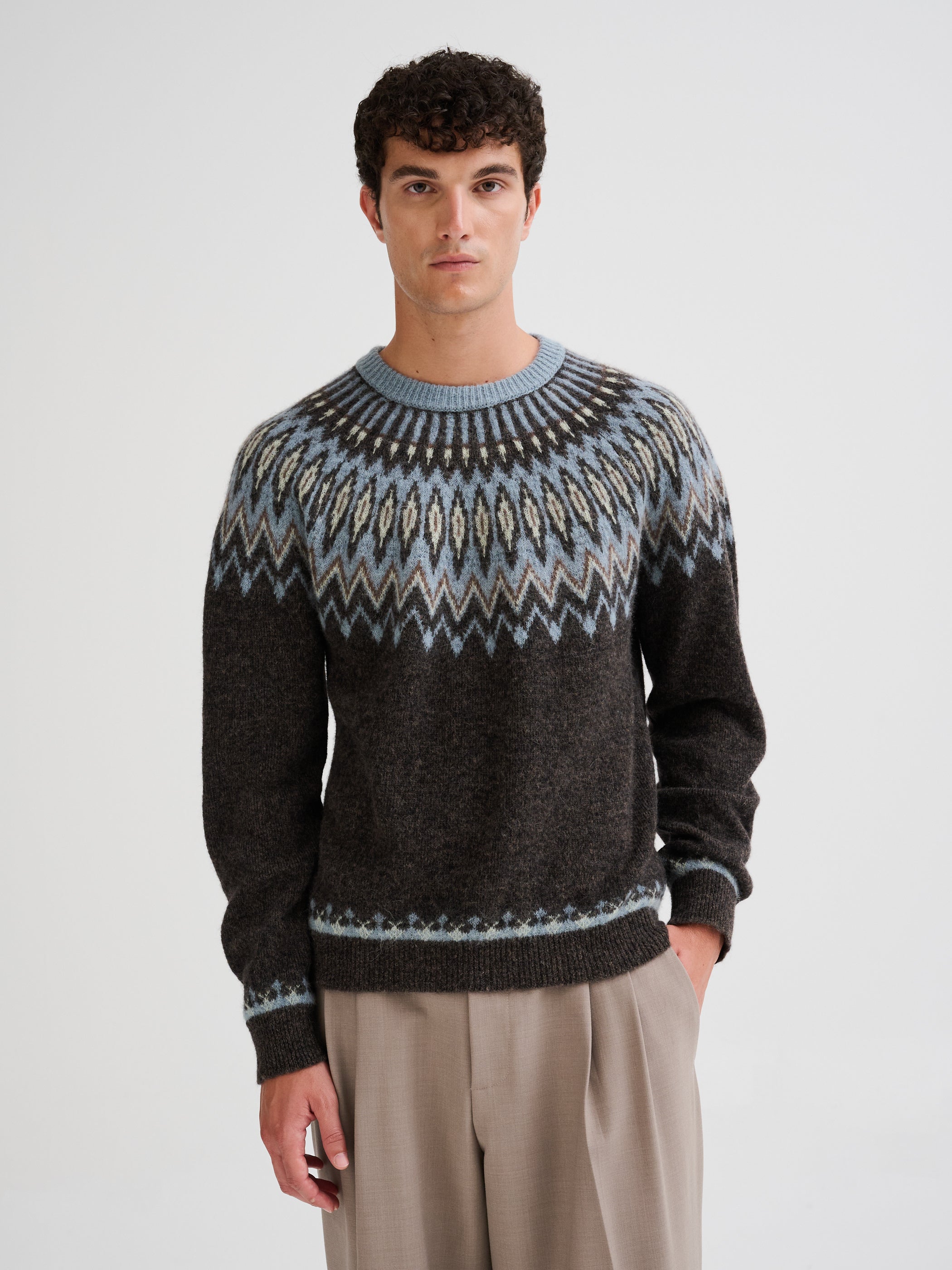 Nordic jacquard sweater