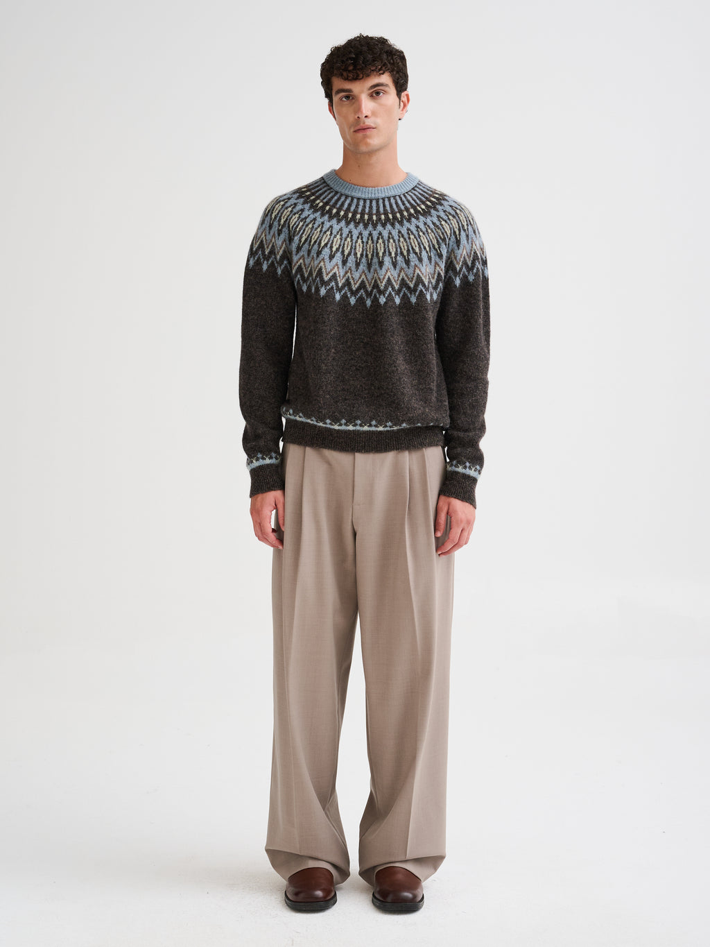 Nordic jacquard sweater
