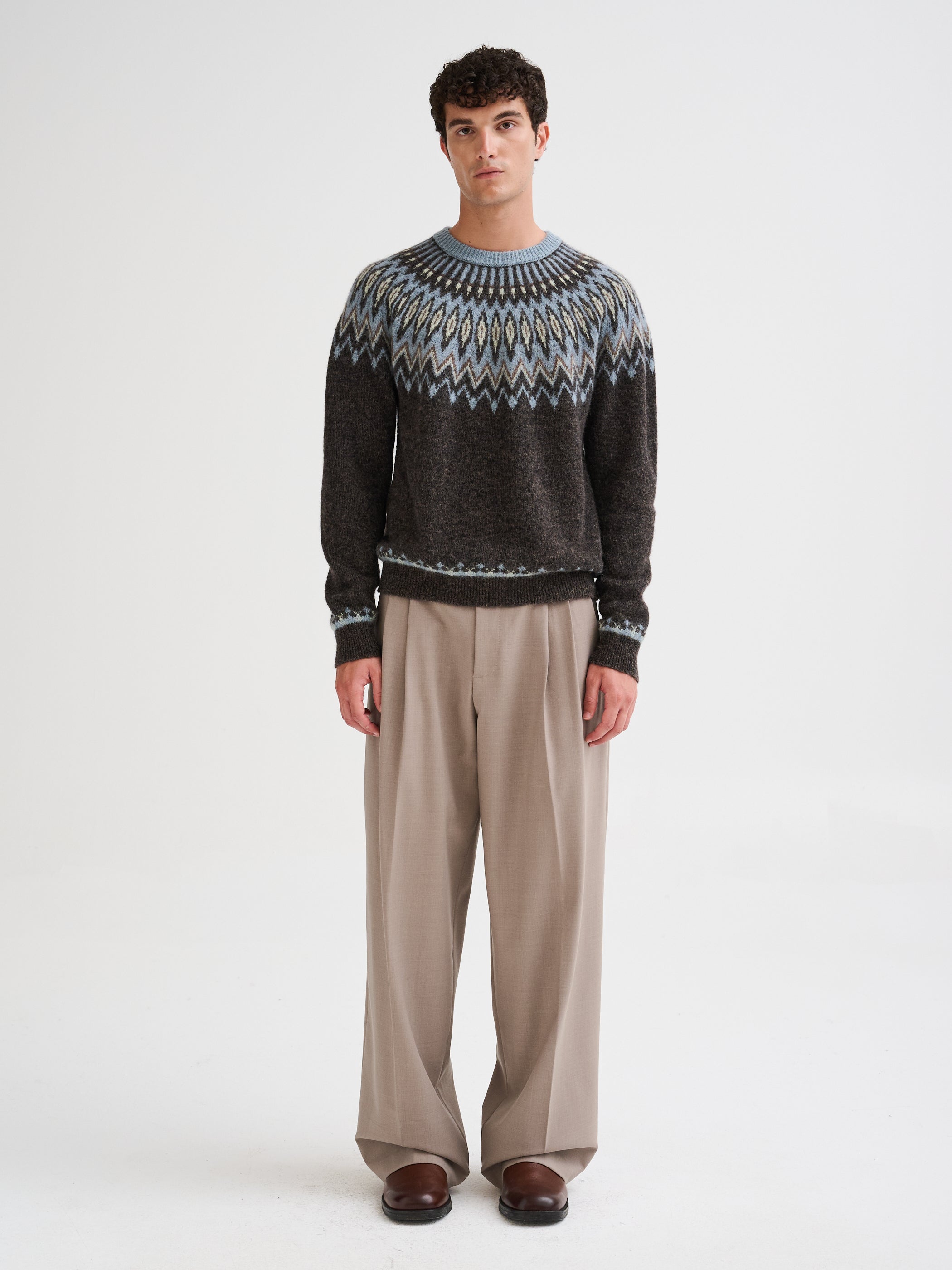 Nordic jacquard sweater