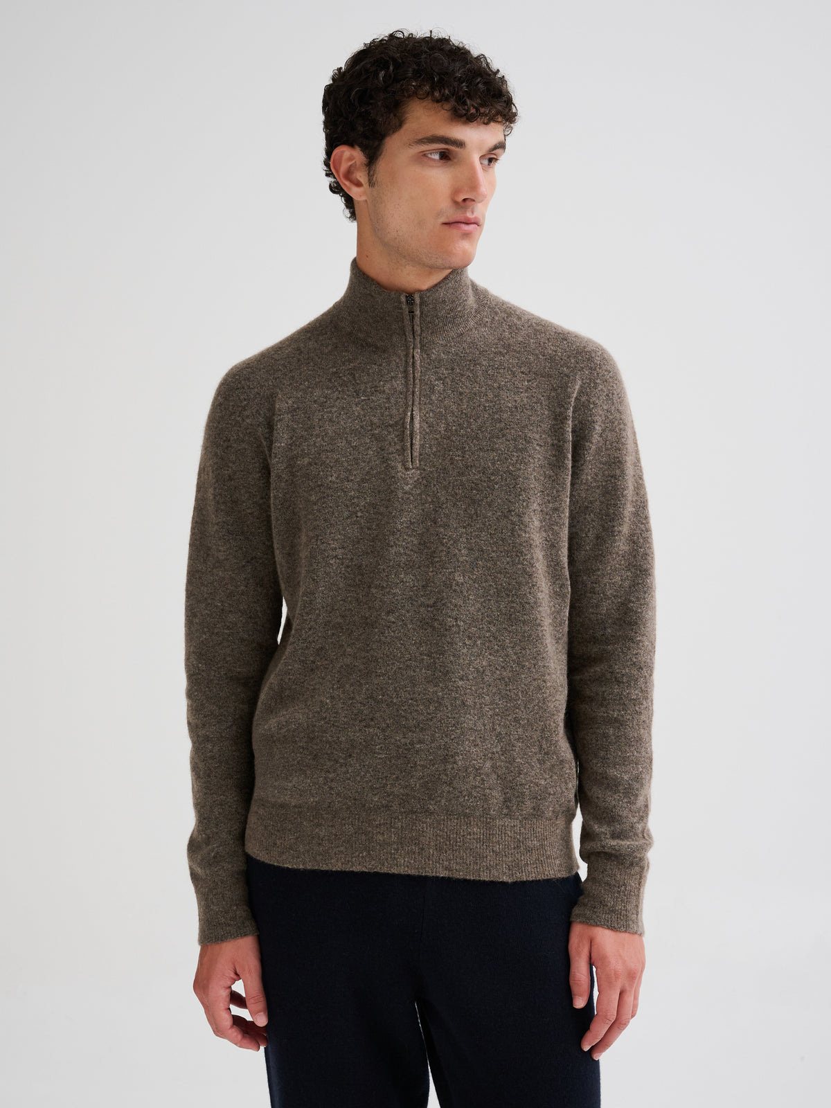 Half-zip sweater