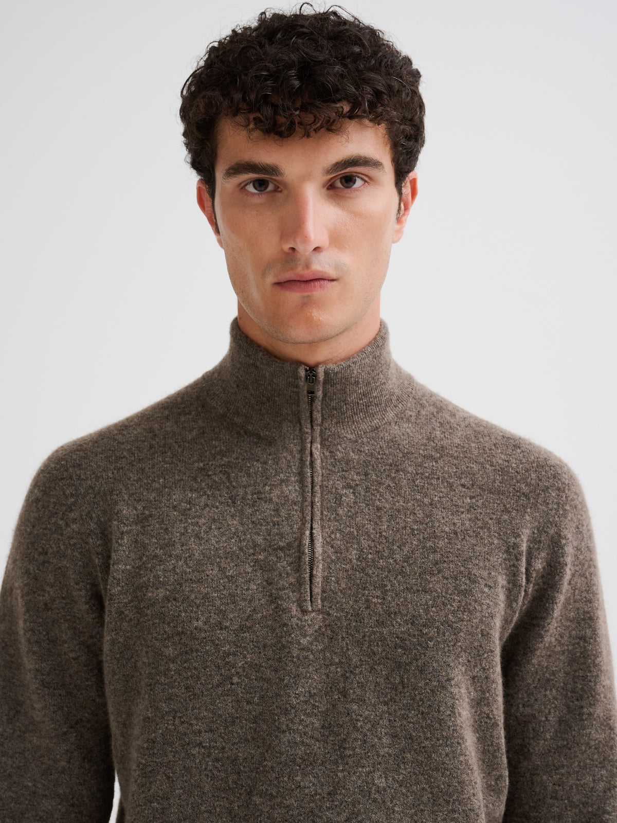 Half-zip sweater
