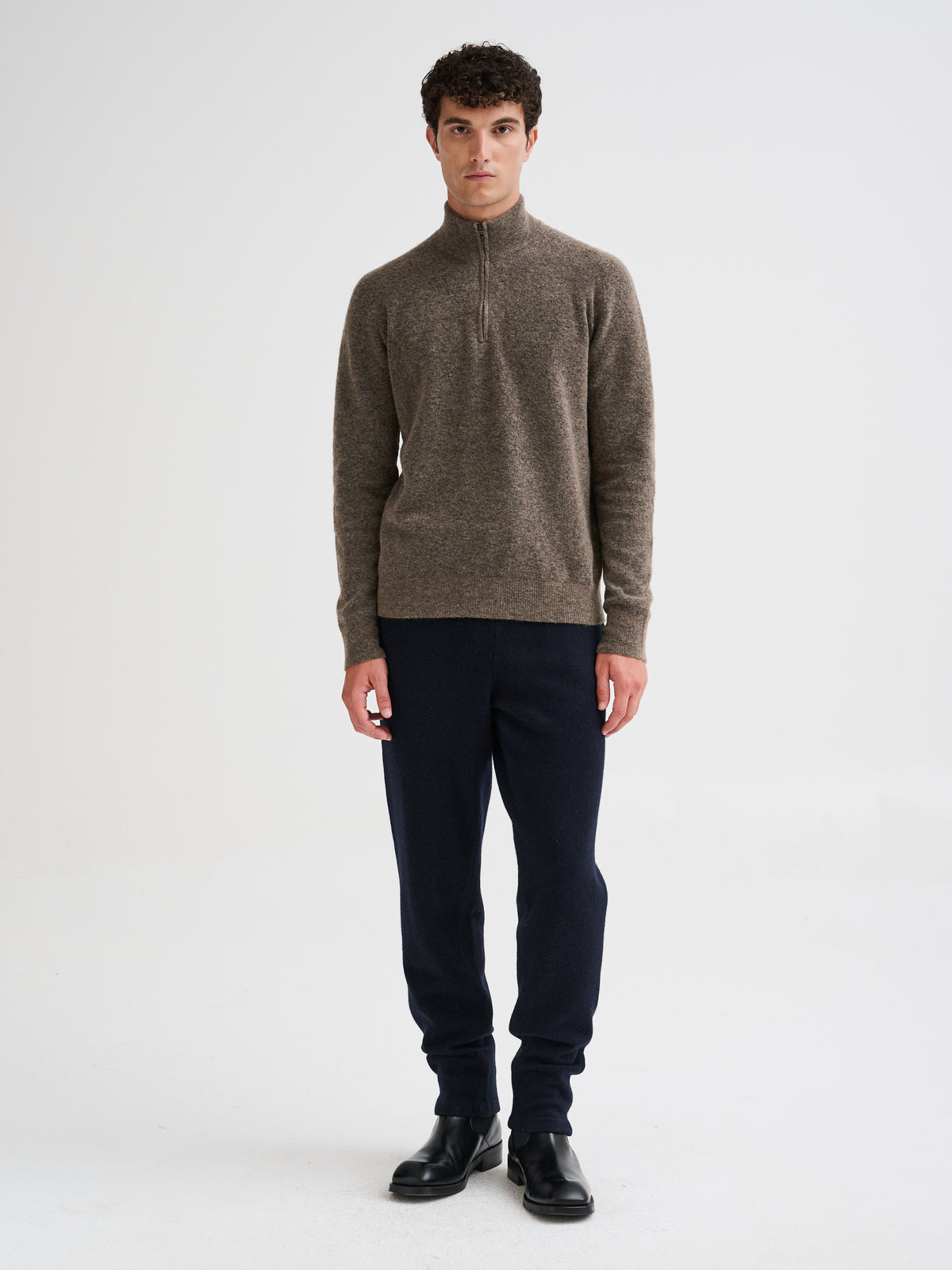 Half-zip sweater
