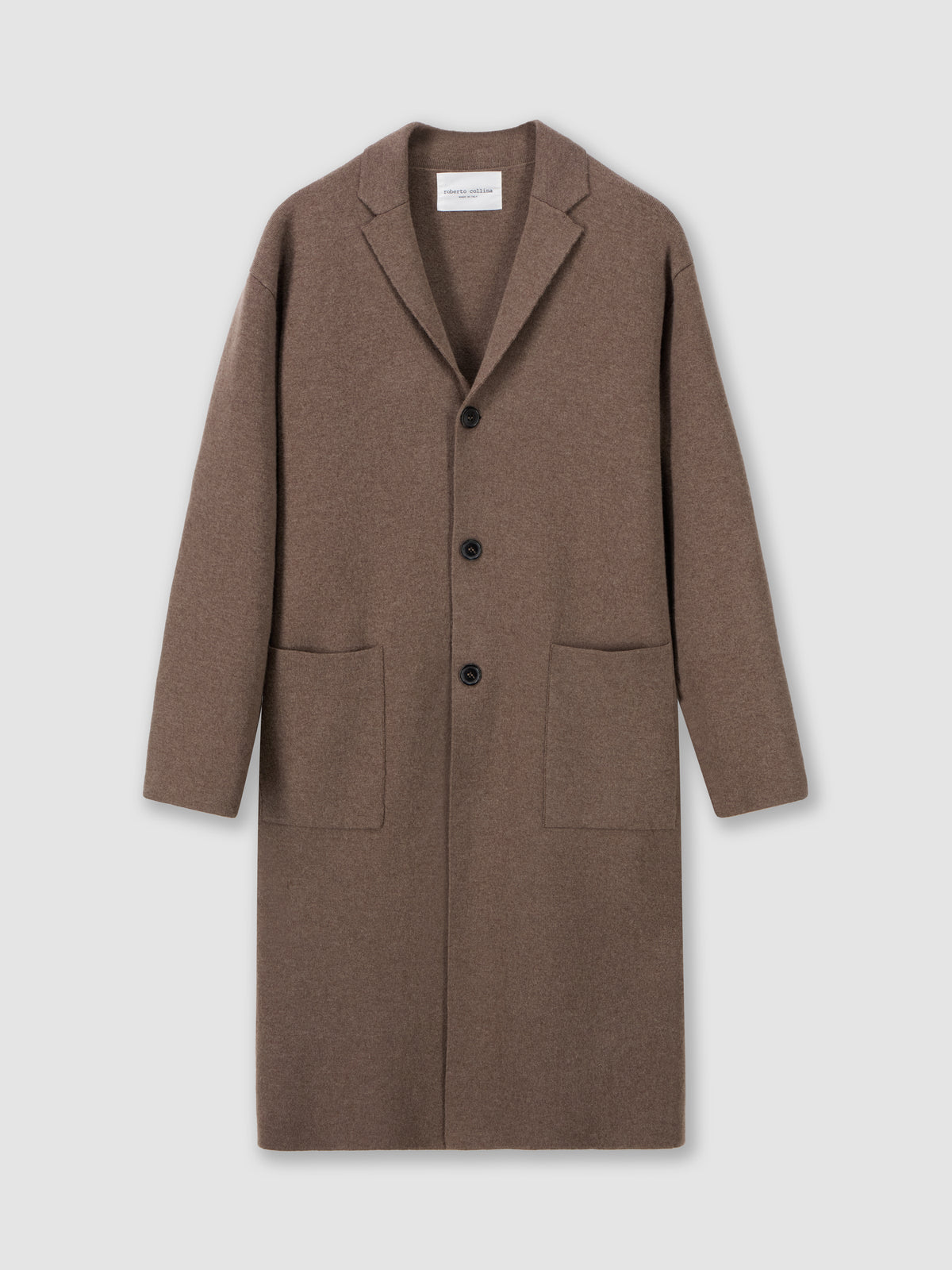 Long knit coat
