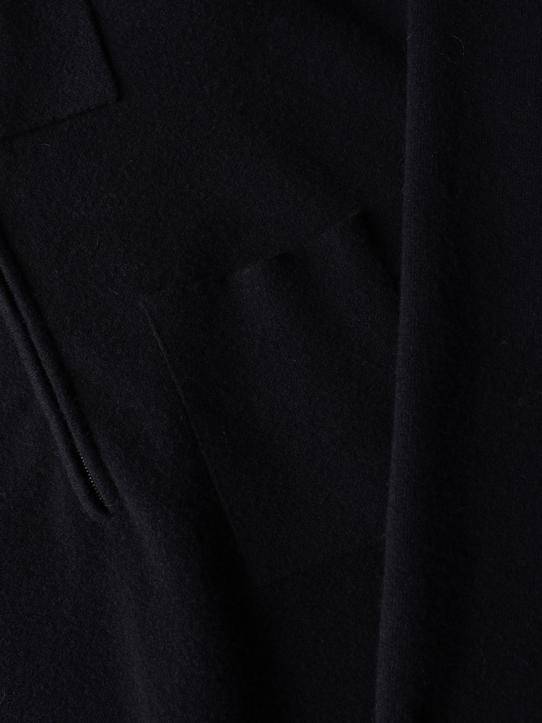 Oversized half-zip polo