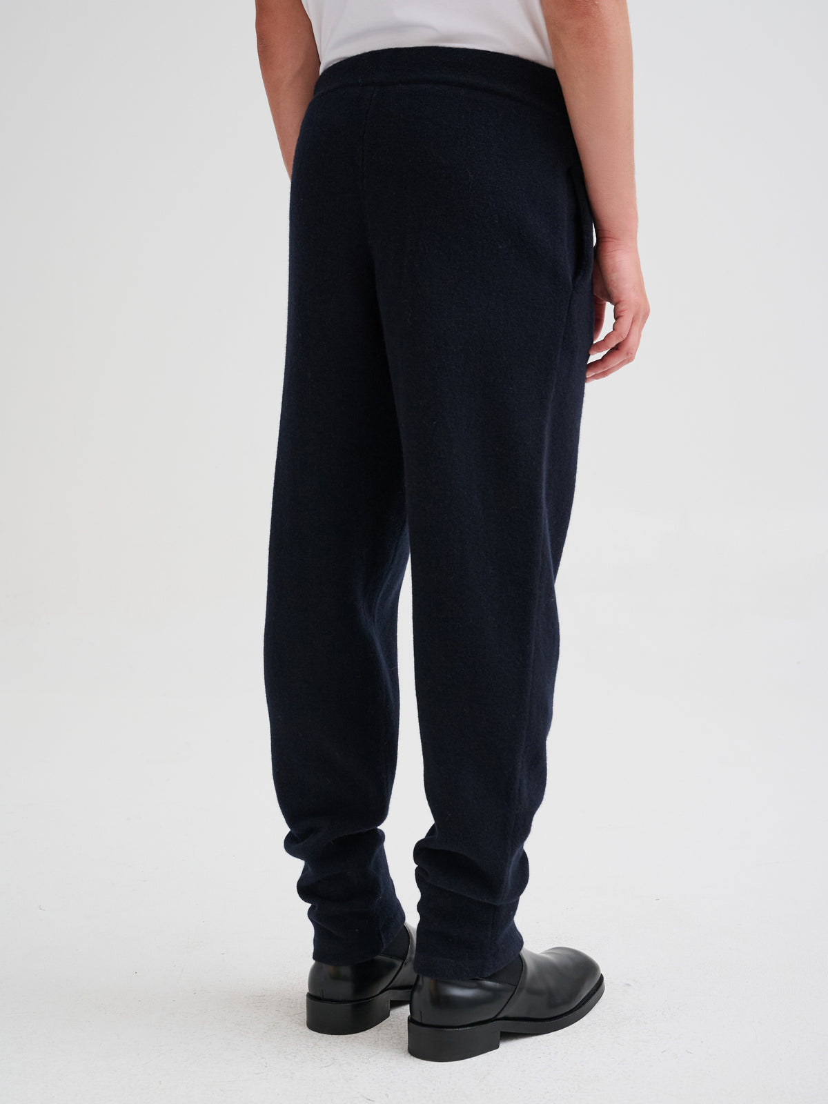 Knitted jogger trousers