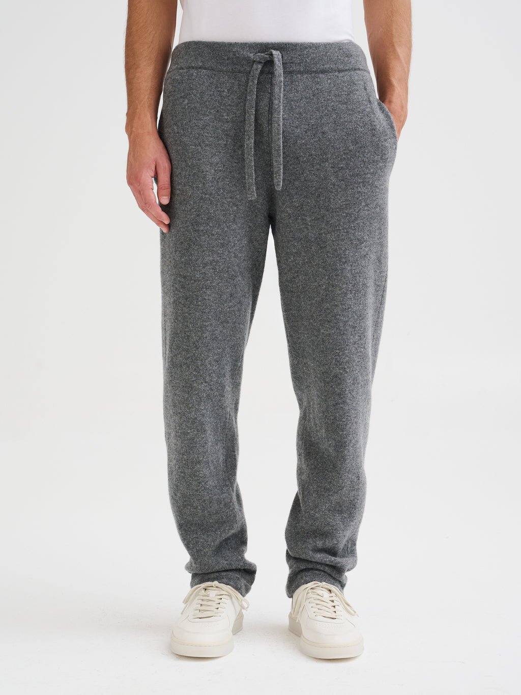 Knitted jogger trousers