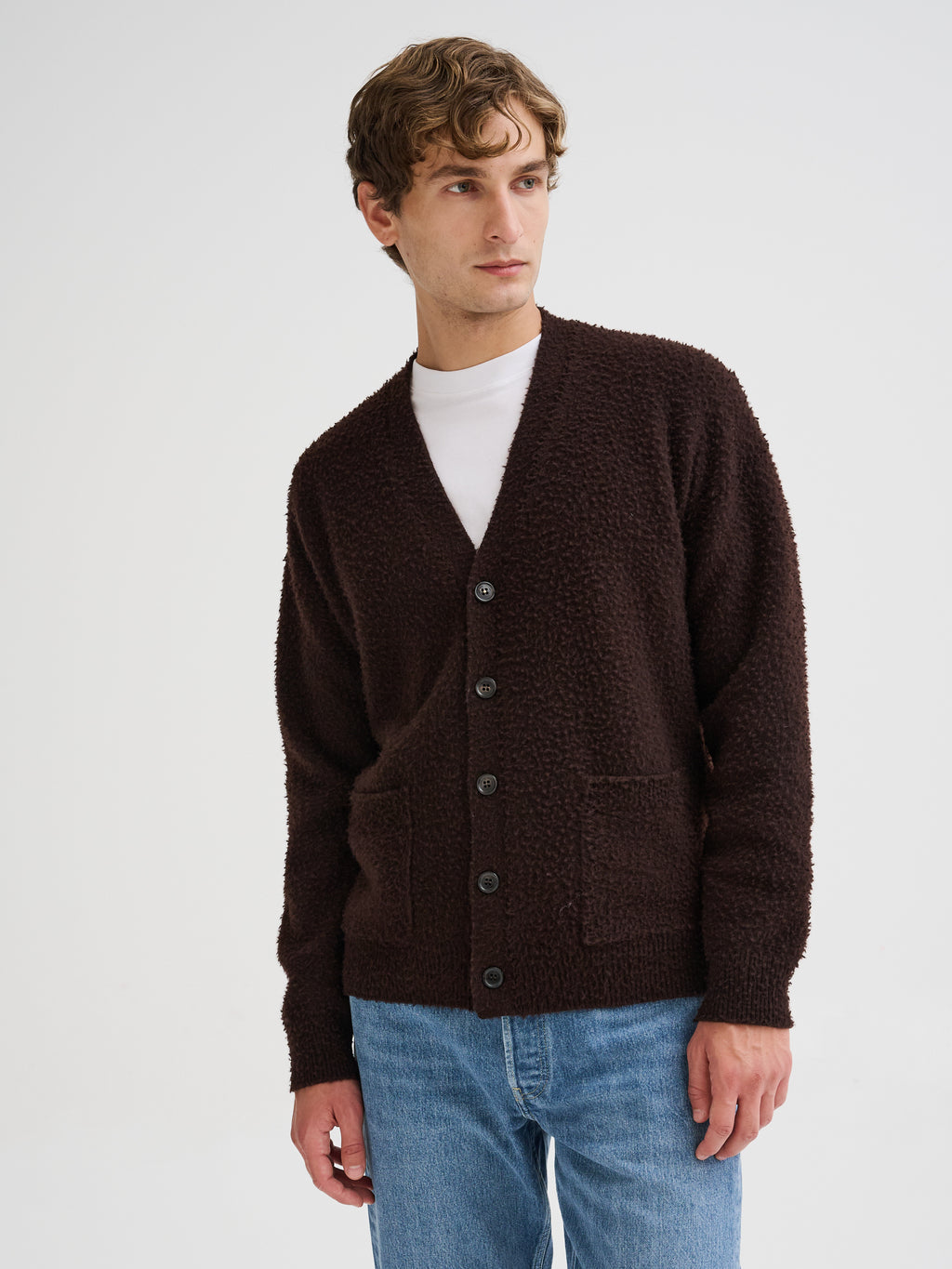 Oversized Casentino cardigan