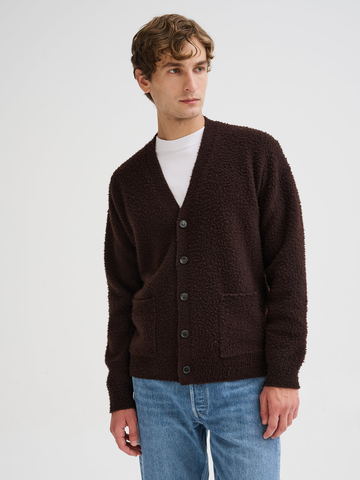 Oversized Casentino cardigan