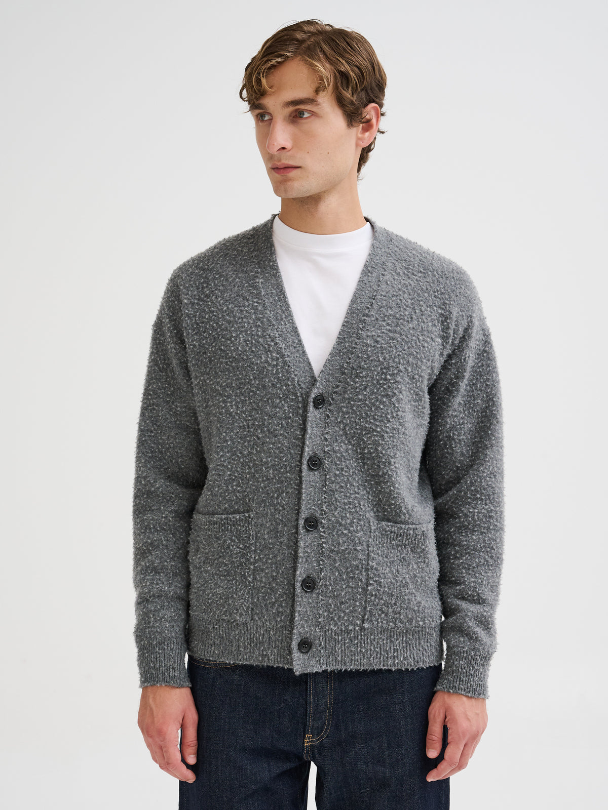 Oversized Casentino cardigan