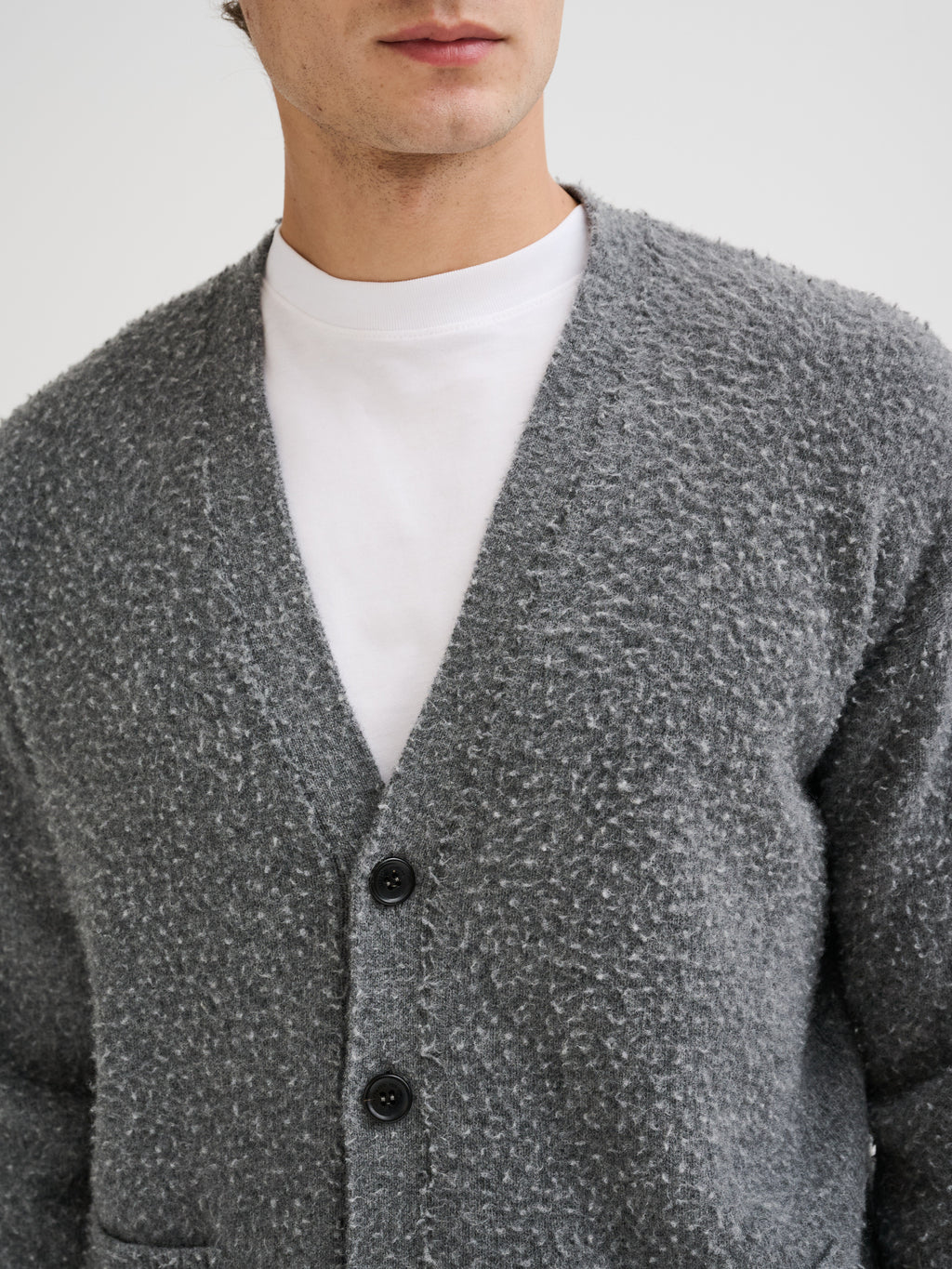 Oversized Casentino cardigan