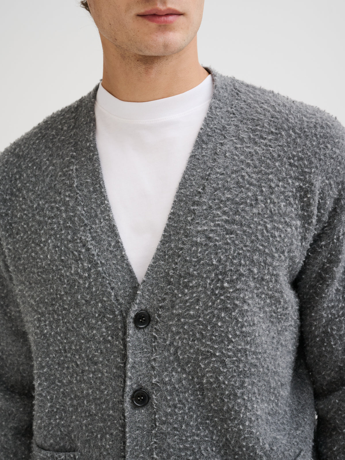 Oversized Casentino cardigan