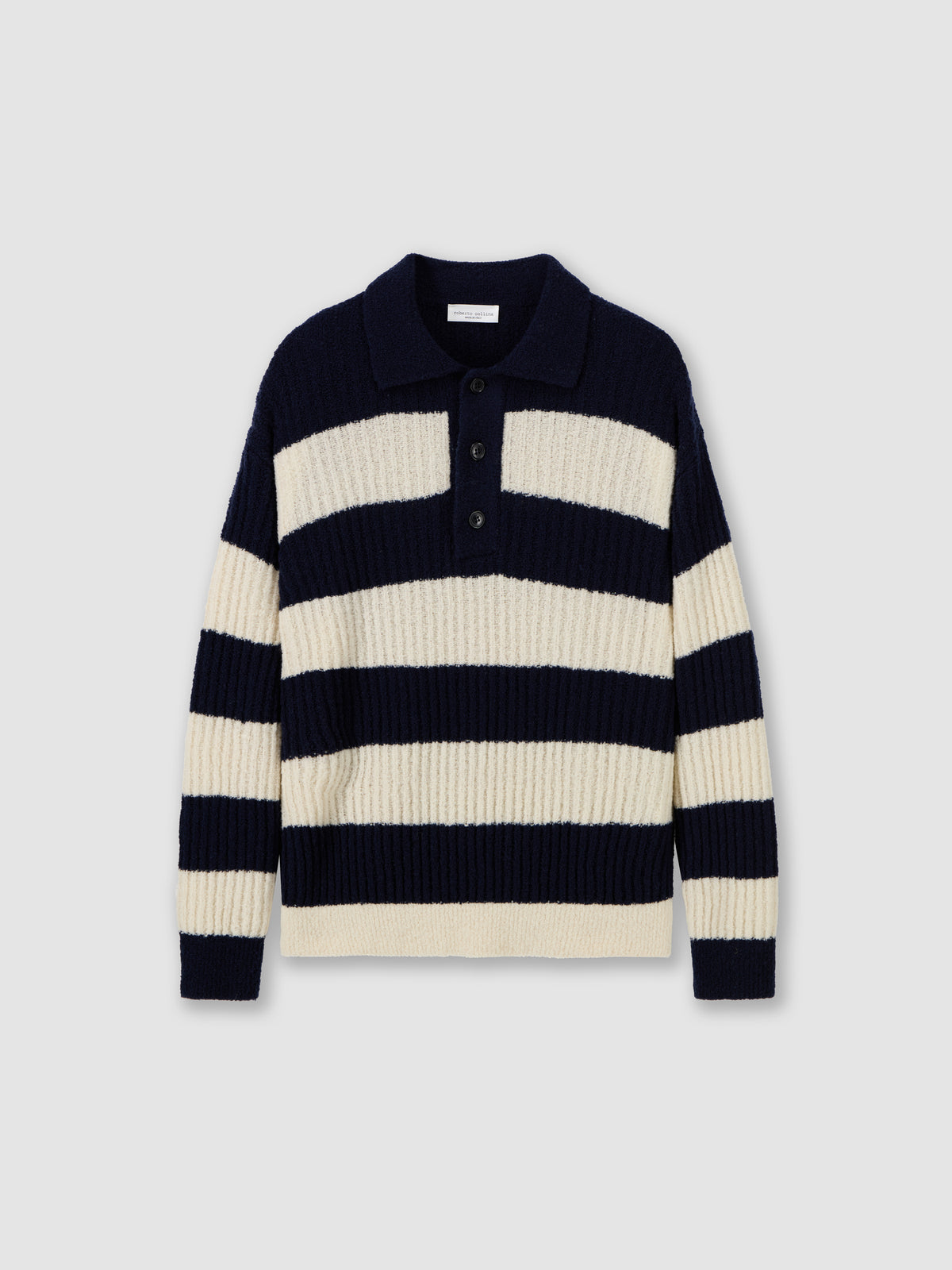 Ribbed marinière polo