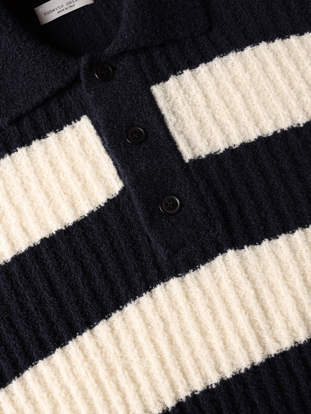Ribbed marinière polo