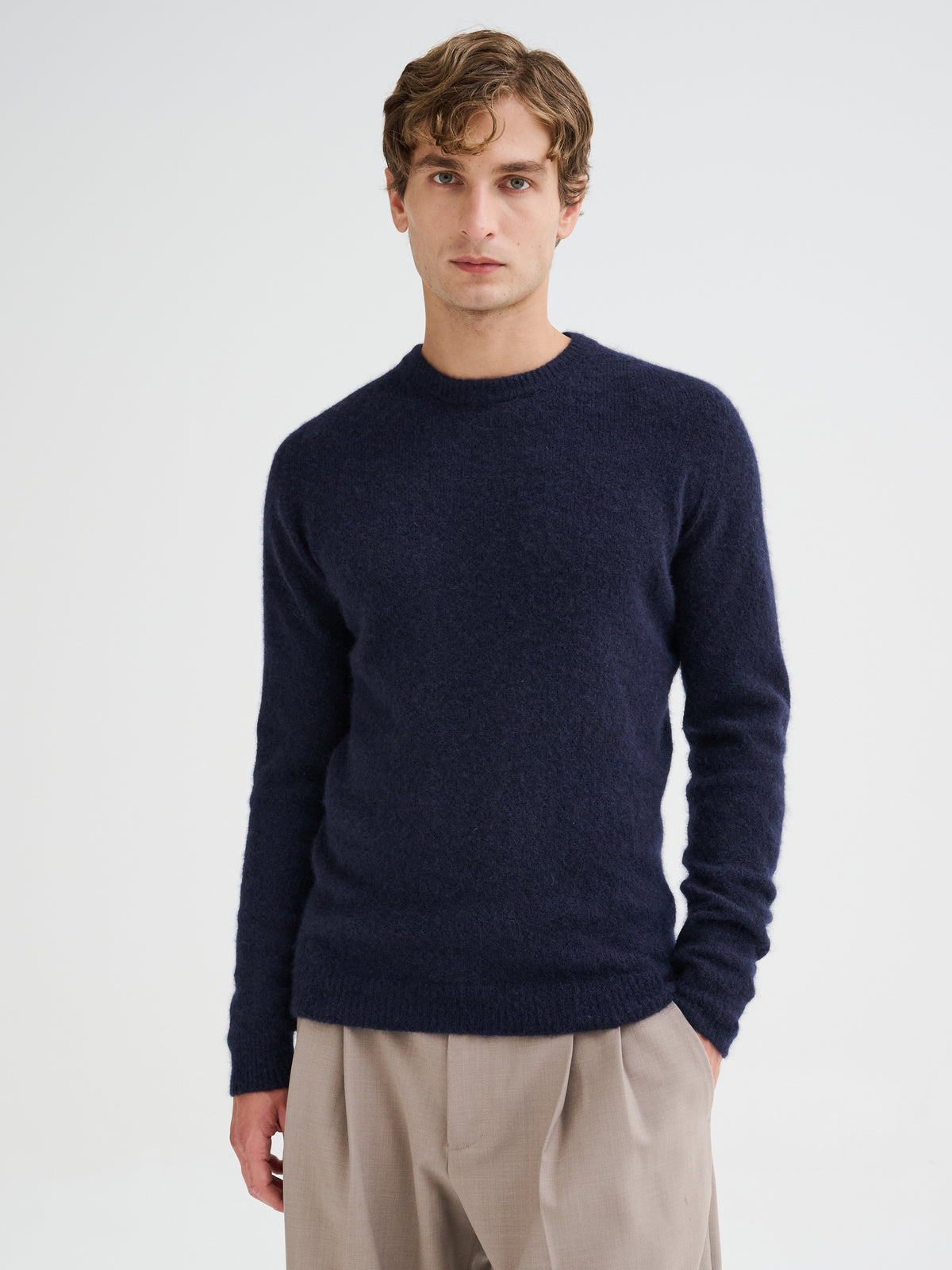 Cashmere and silk sweater
