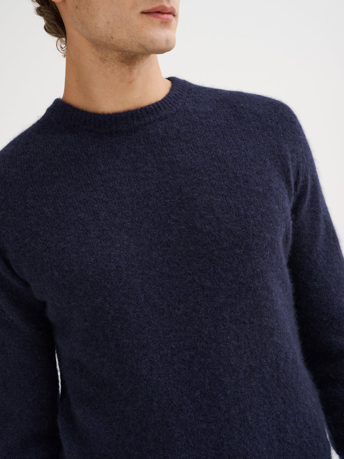 Cashmere and silk sweater