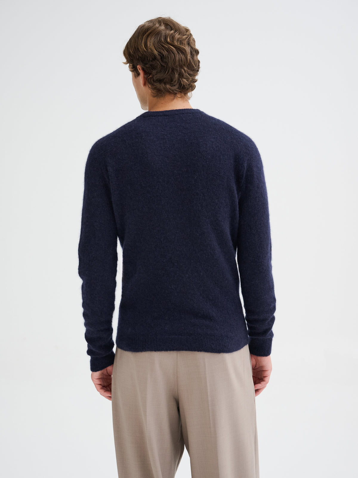 Cashmere and silk sweater
