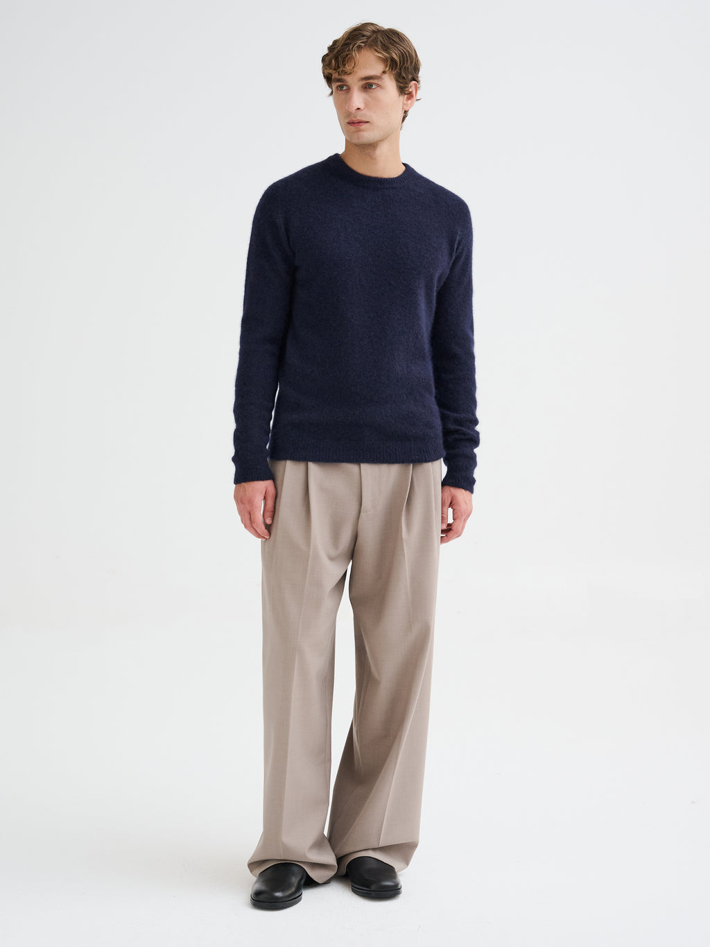 Cashmere and silk sweater