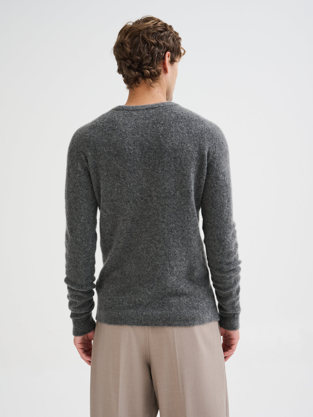 Cashmere and silk sweater