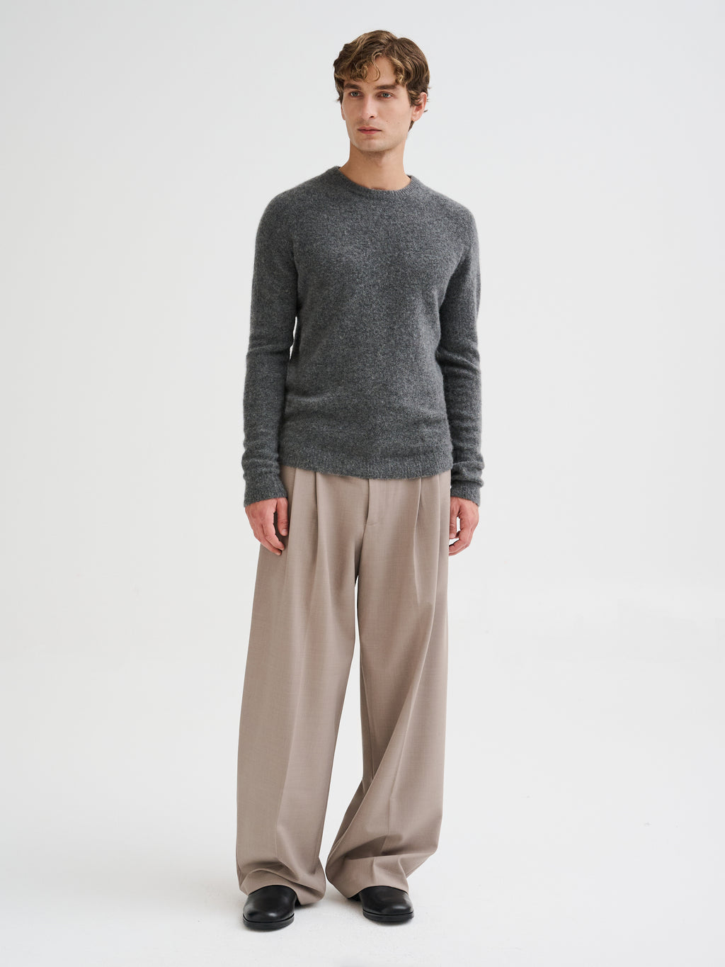 Cashmere and silk sweater