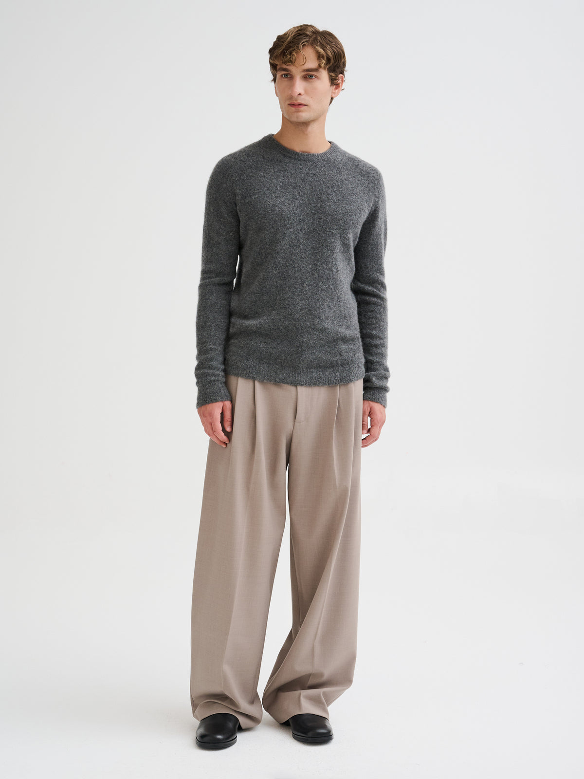 Cashmere and silk sweater