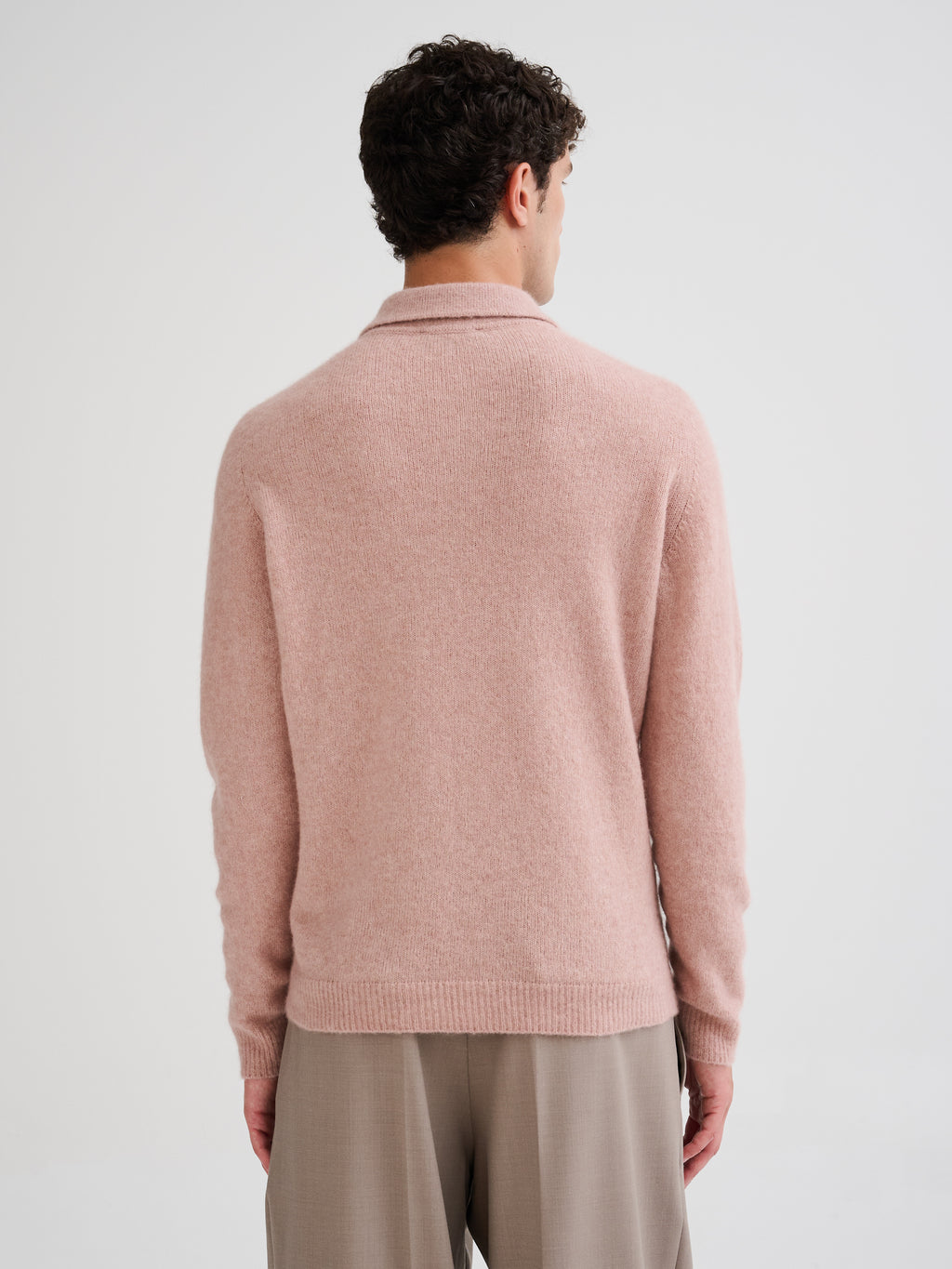 Cashmere and silk polo
