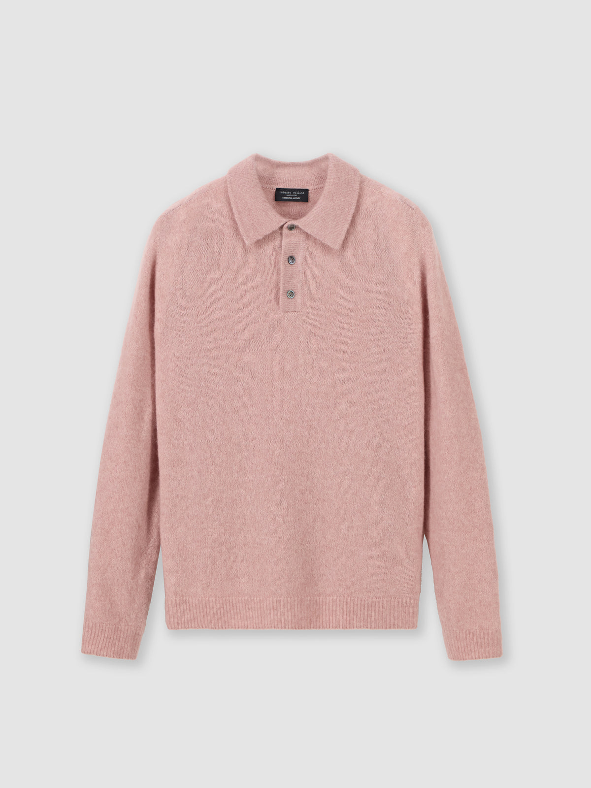 Cashmere and silk polo