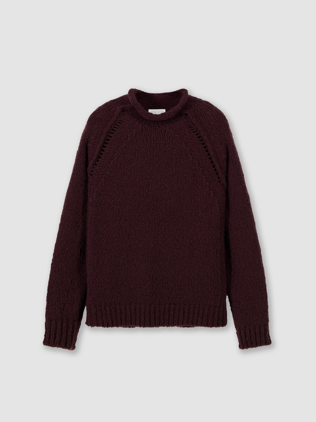 Cashmere and silk mock-neck sweater