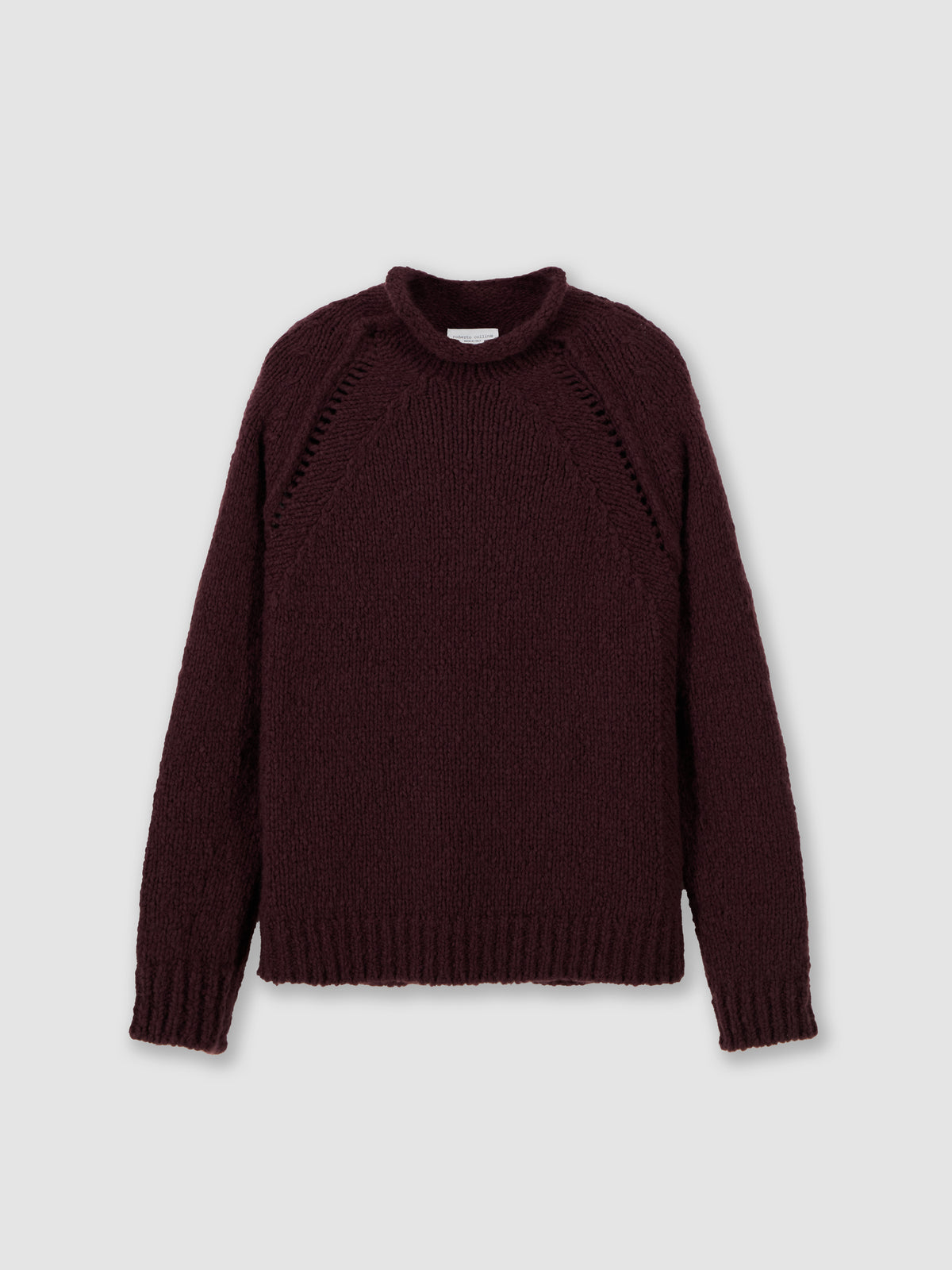 Cashmere and silk mock-neck sweater
