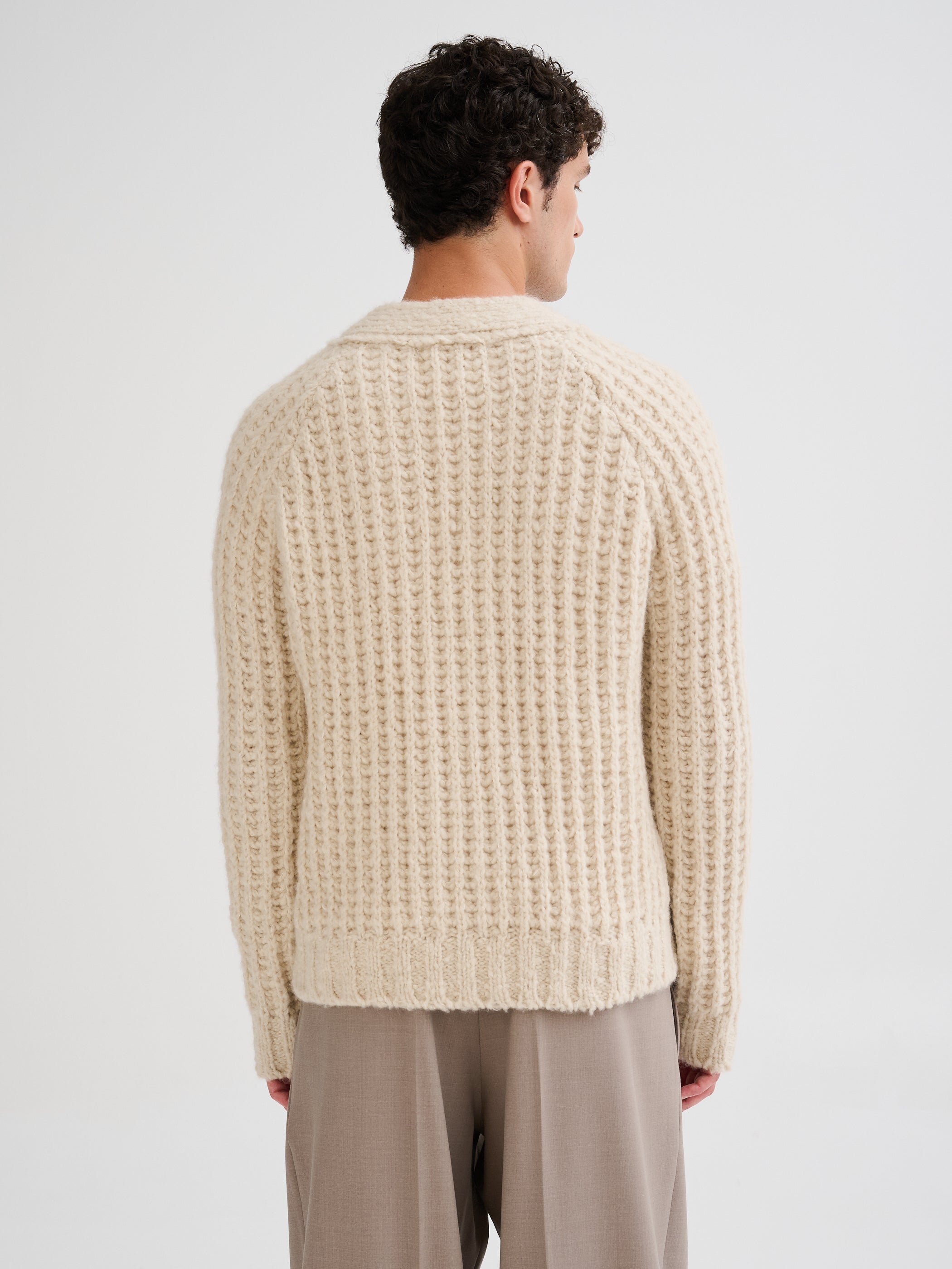 Cashmere and silk cardigan
