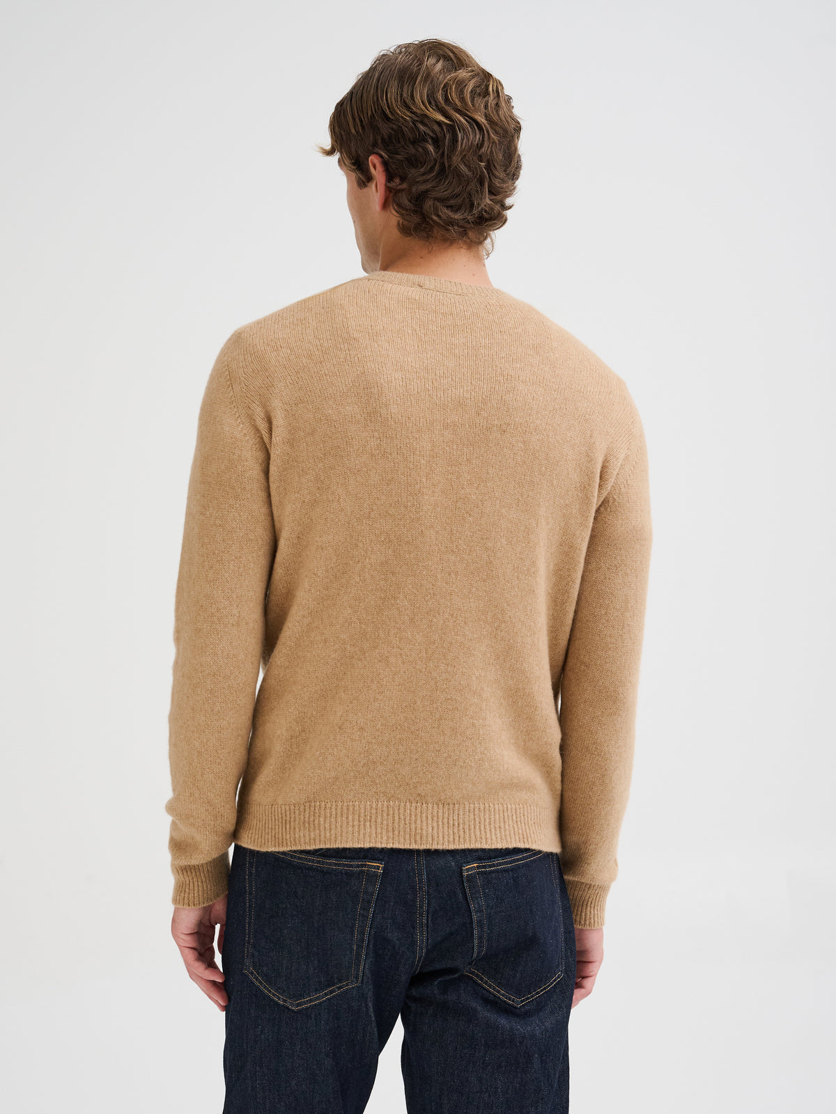Camel wool sweater