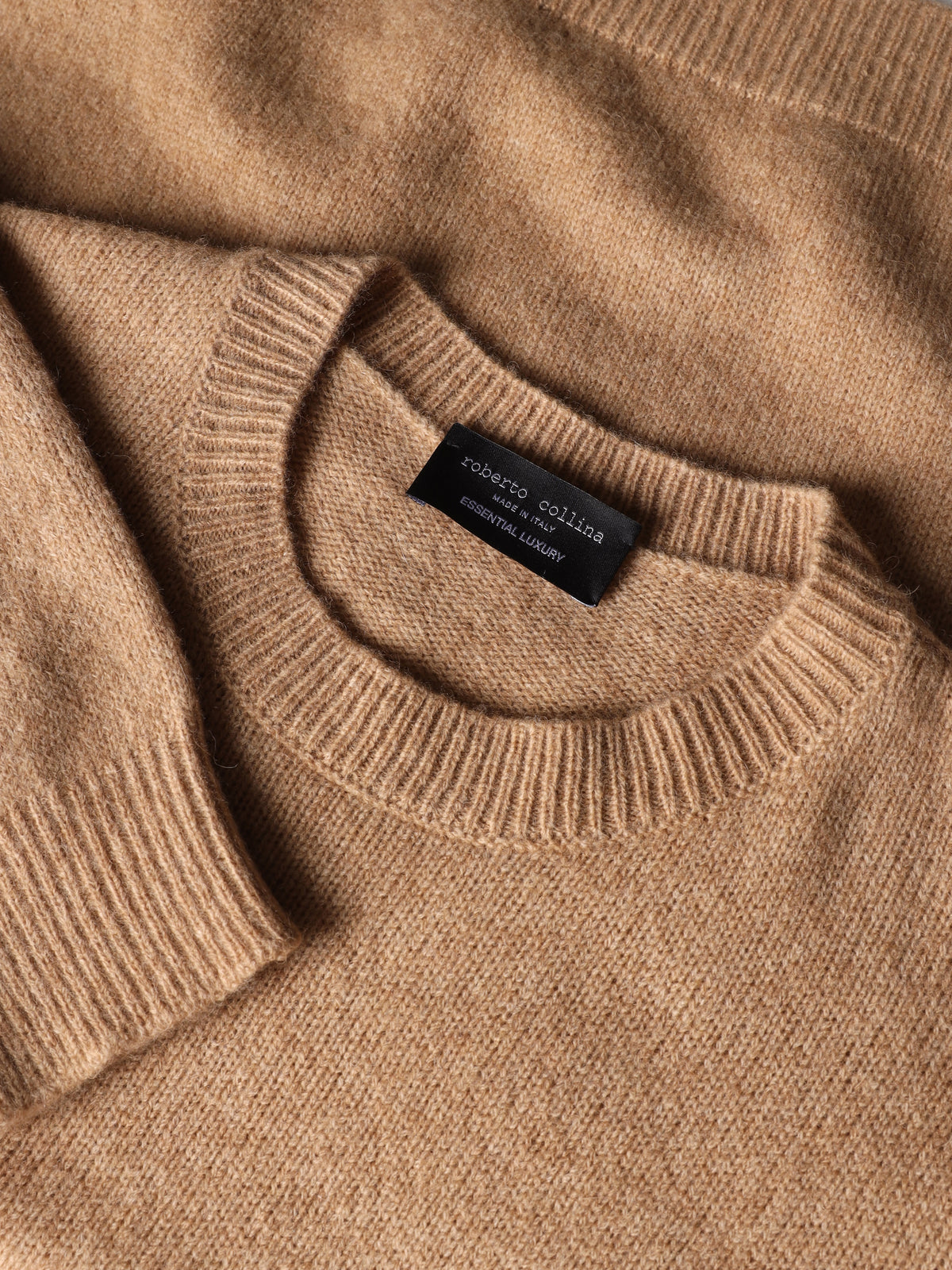 Camel wool sweater