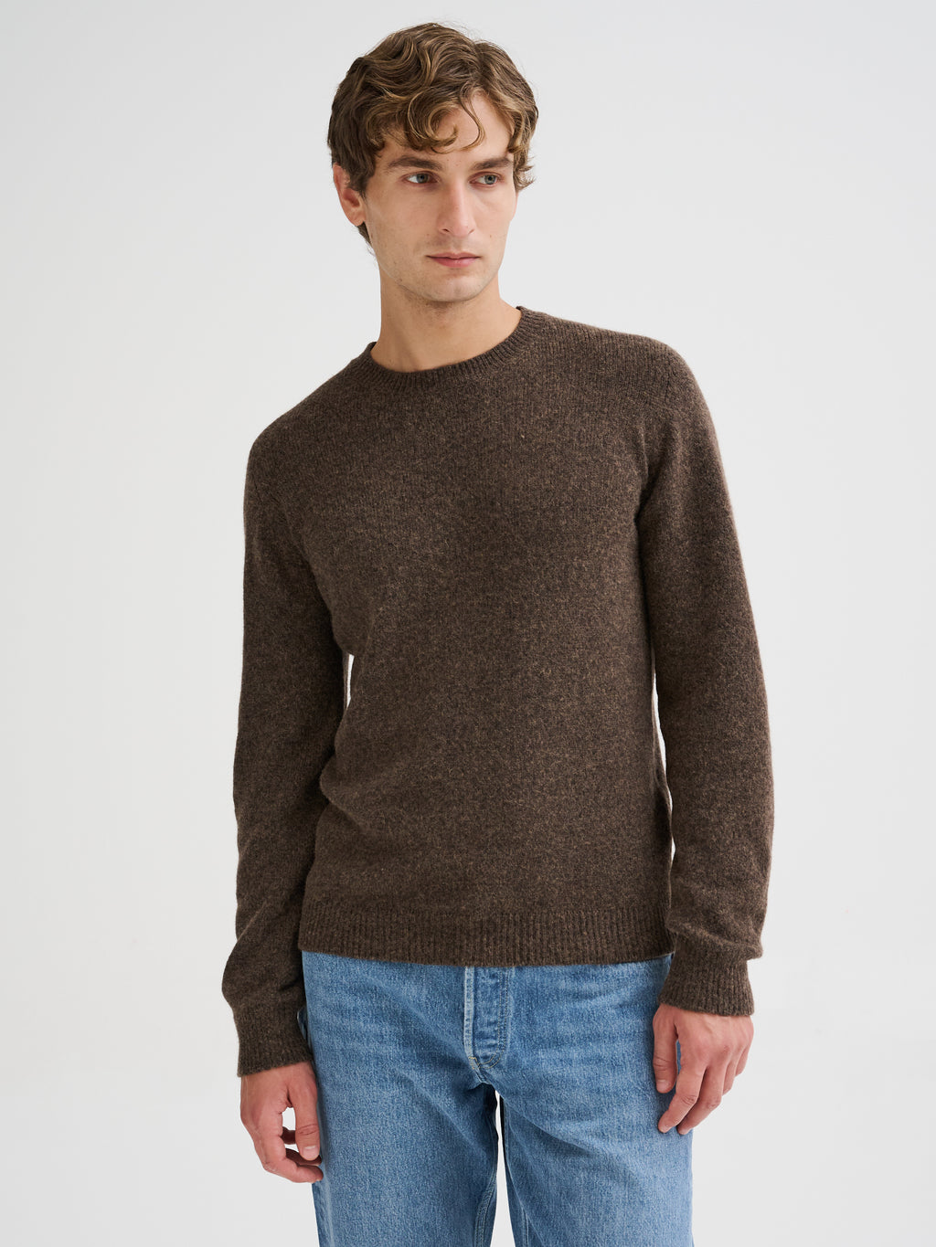 Camel wool sweater
