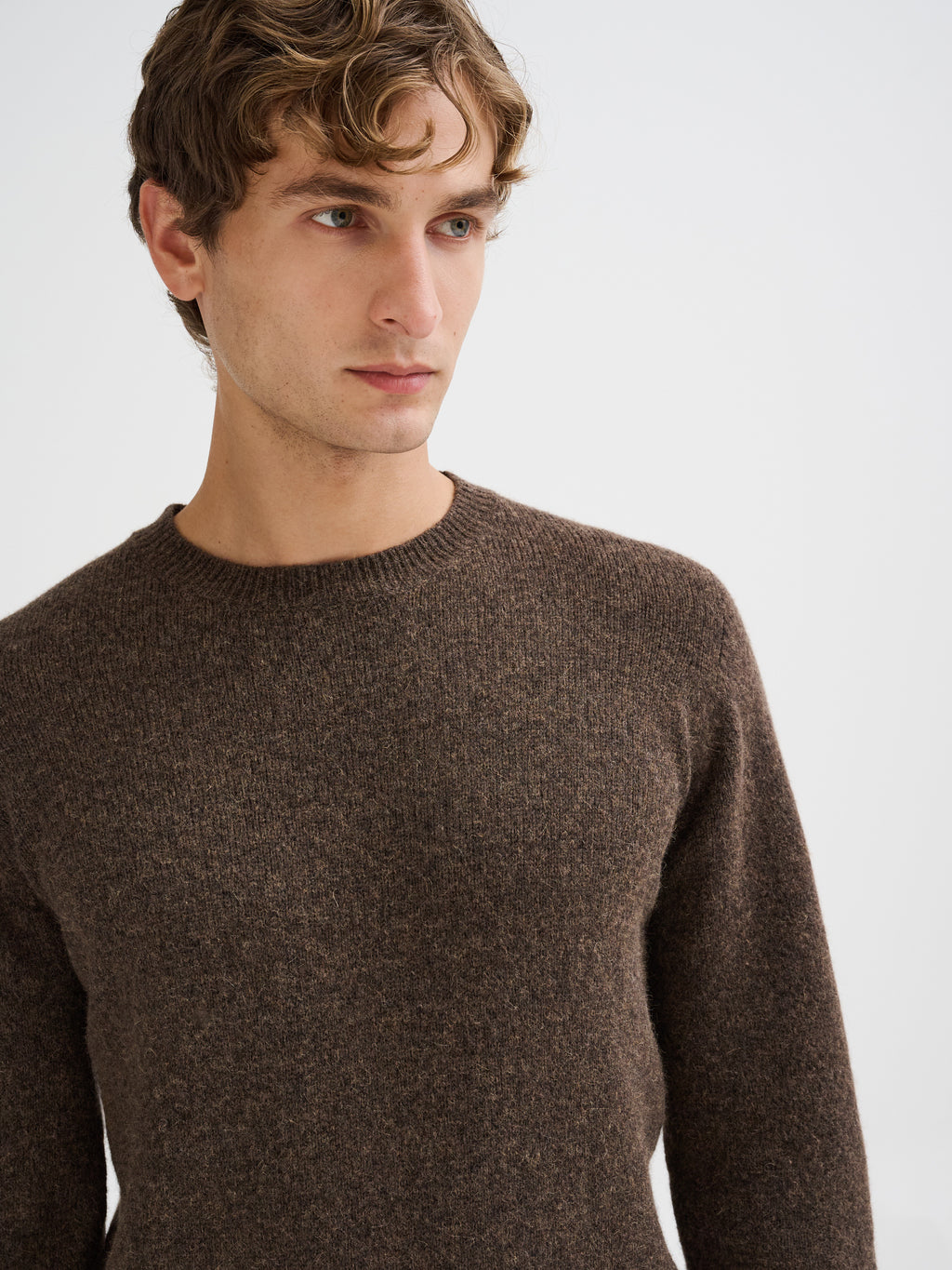 Camel wool sweater