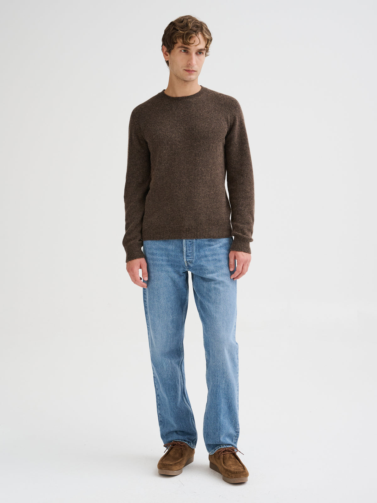 Camel wool sweater