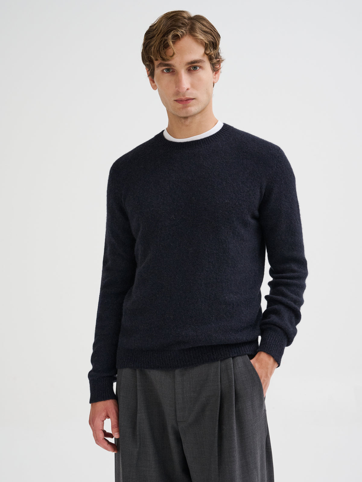 Camel wool sweater