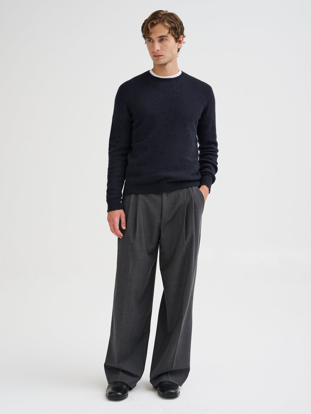 Camel wool sweater