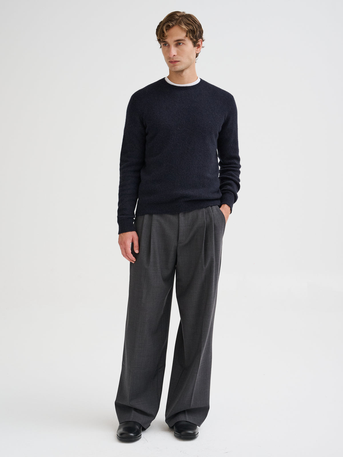 Camel wool sweater