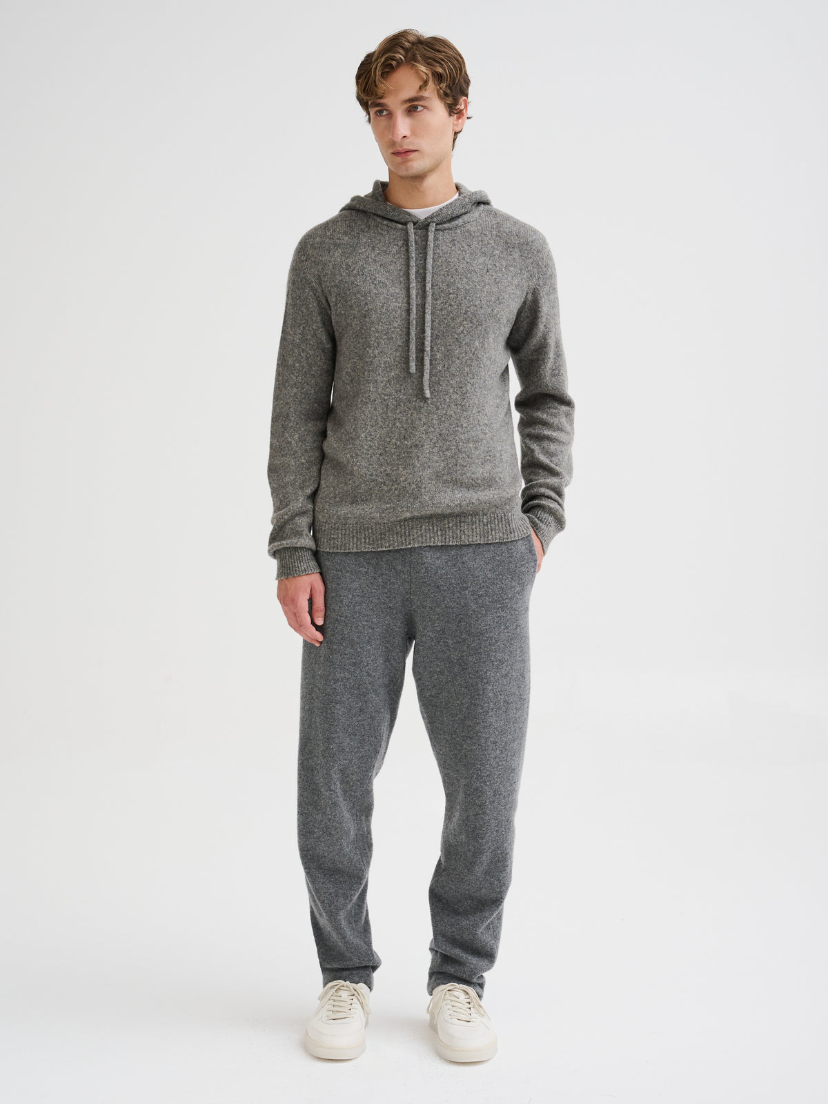Knitted jogger trousers