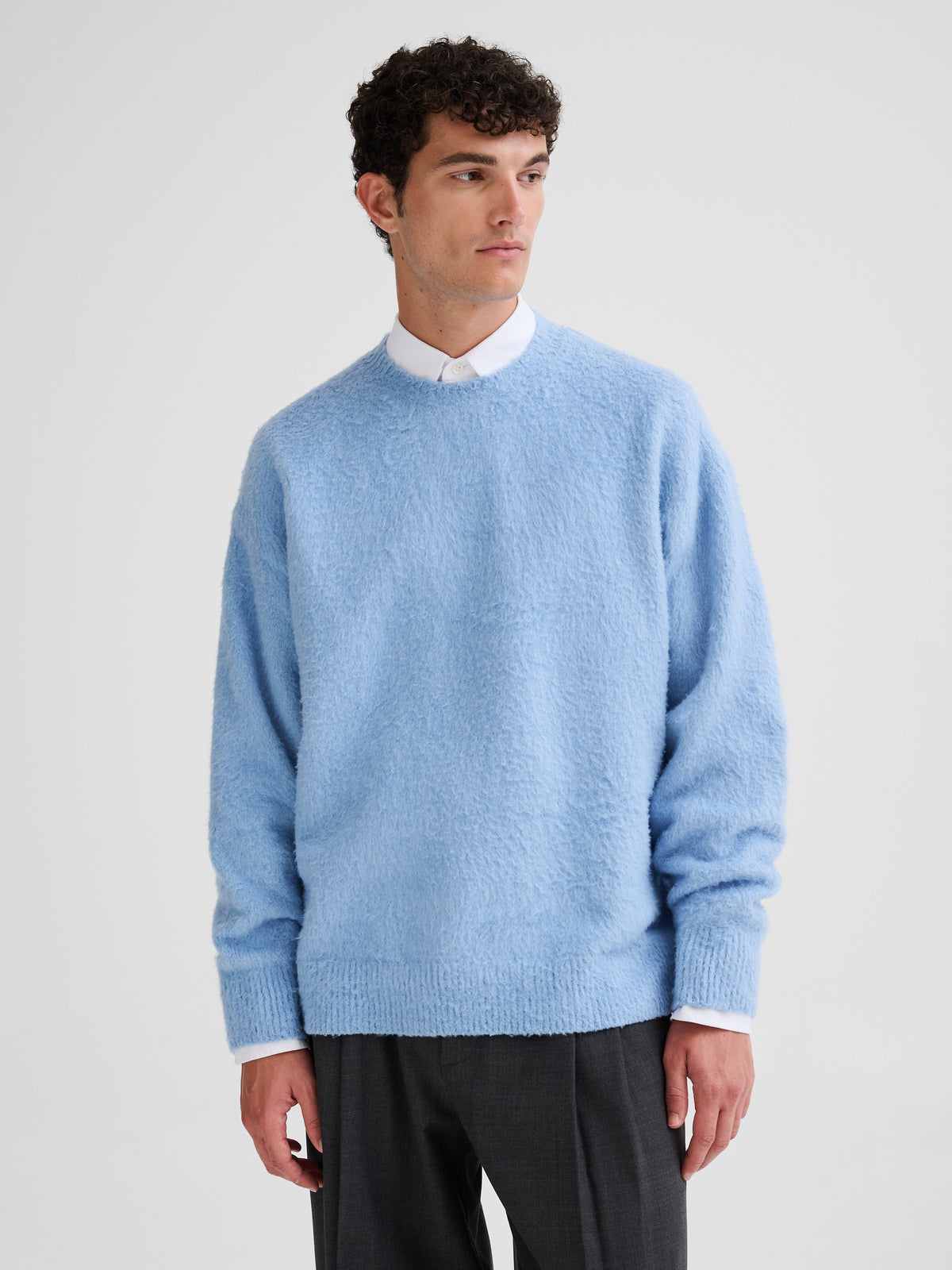 Oversized brushed sweater