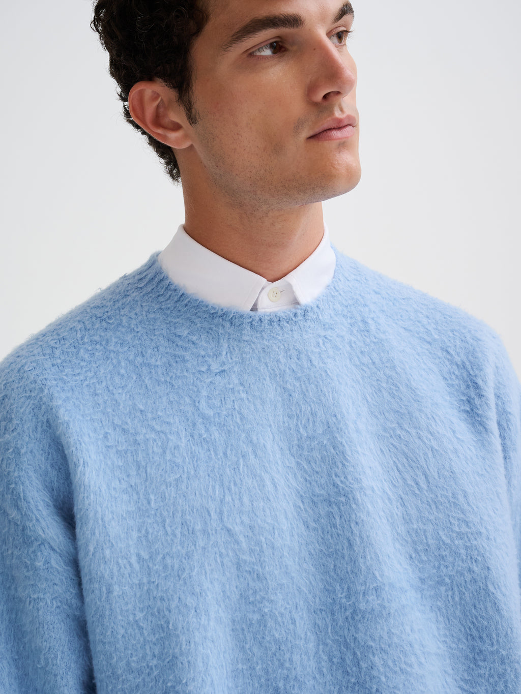 Oversized brushed sweater