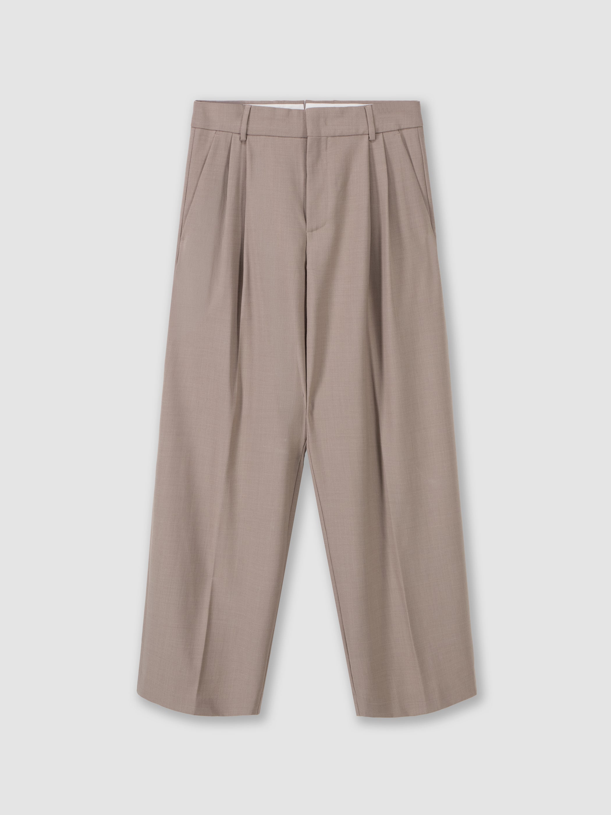 Tailored pleated trousers