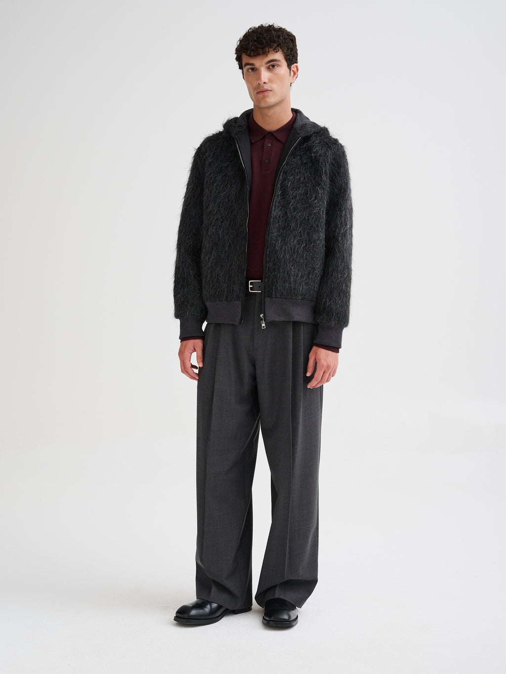 Tailored pleated trousers