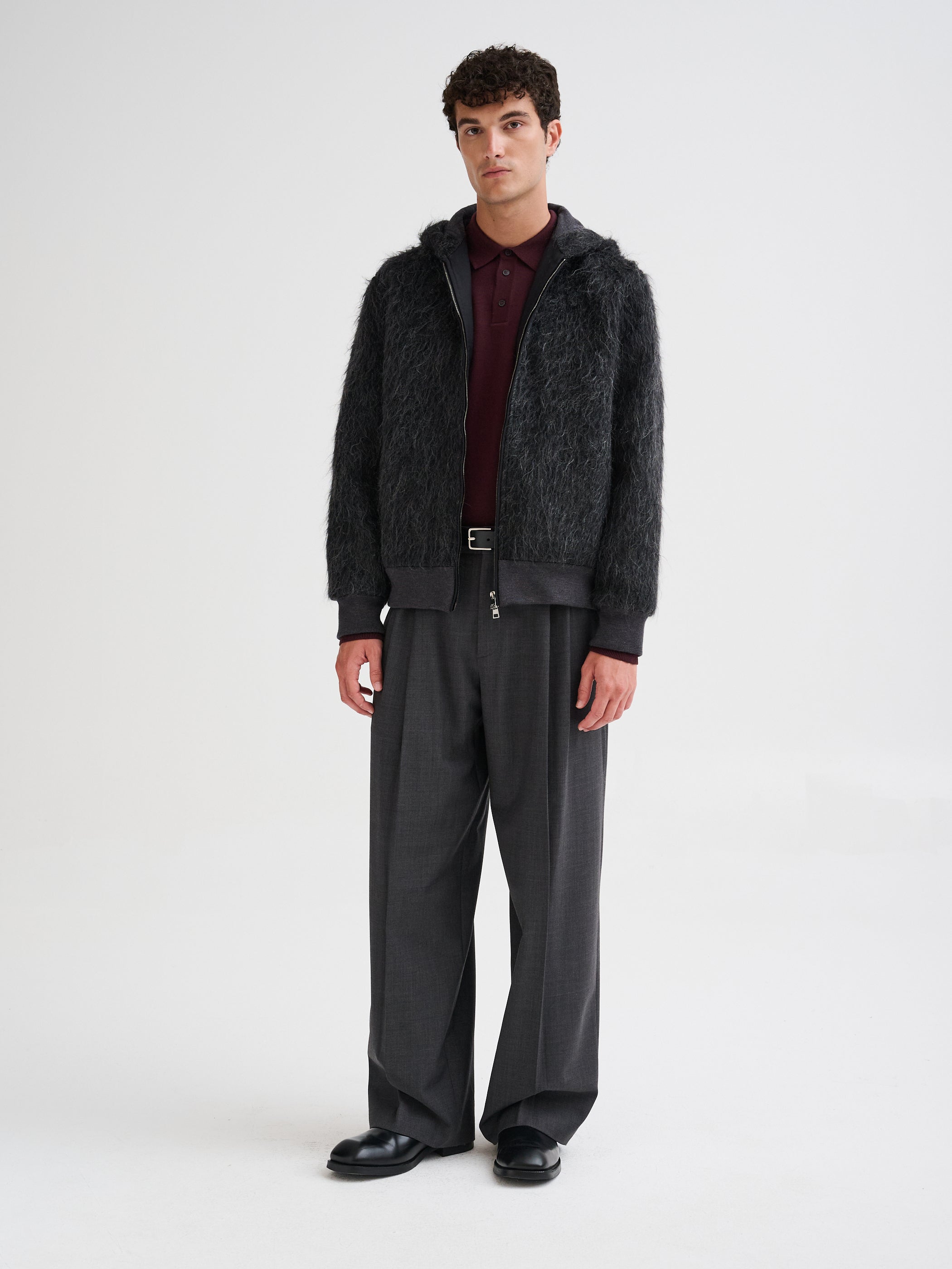 Tailored pleated trousers