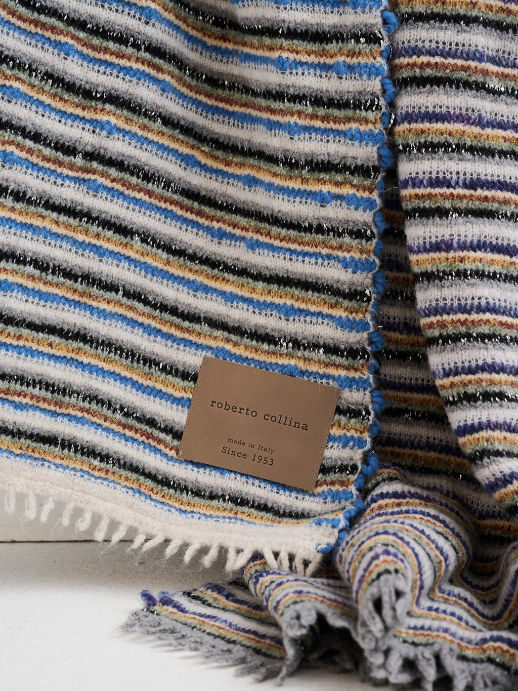 Multicolour Archive Yarn Blanket
