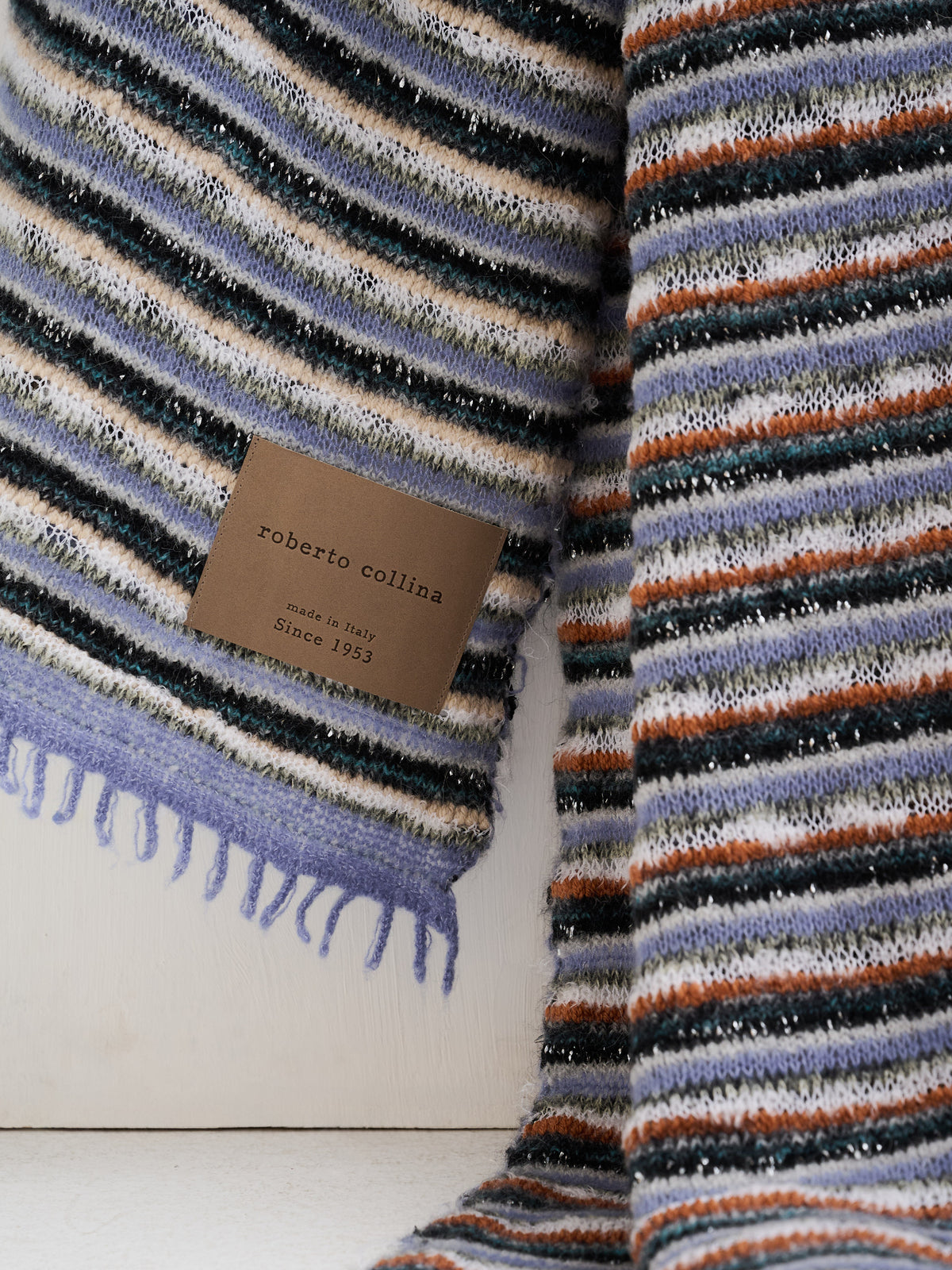 Multicolour Archive Yarn Blanket