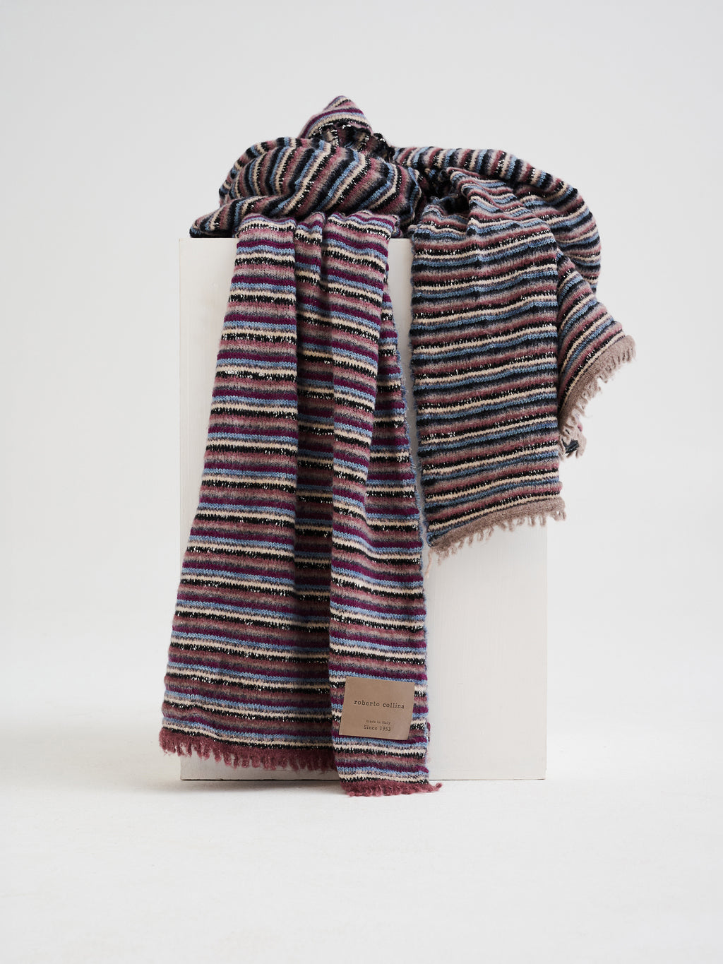Multicolour Archive Yarn Blanket