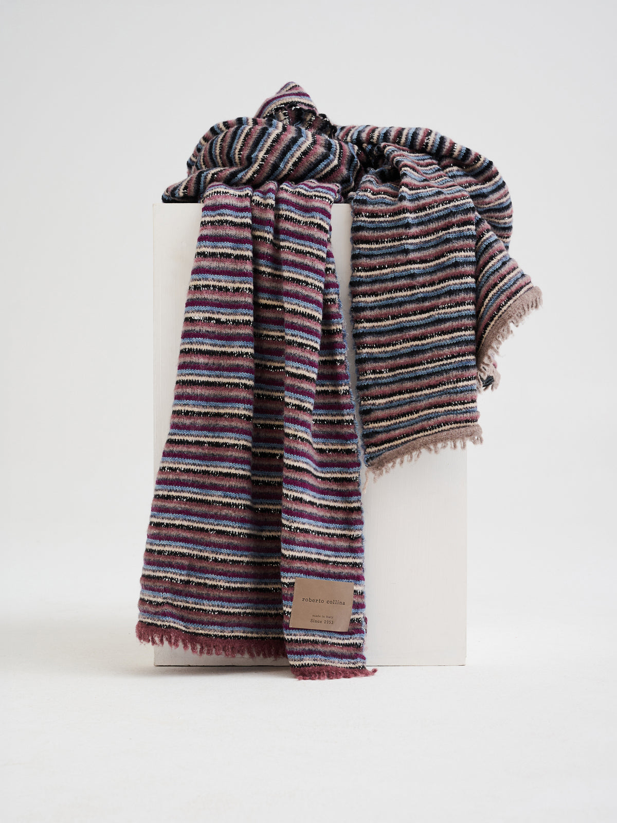 Multicolour Archive Yarn Blanket