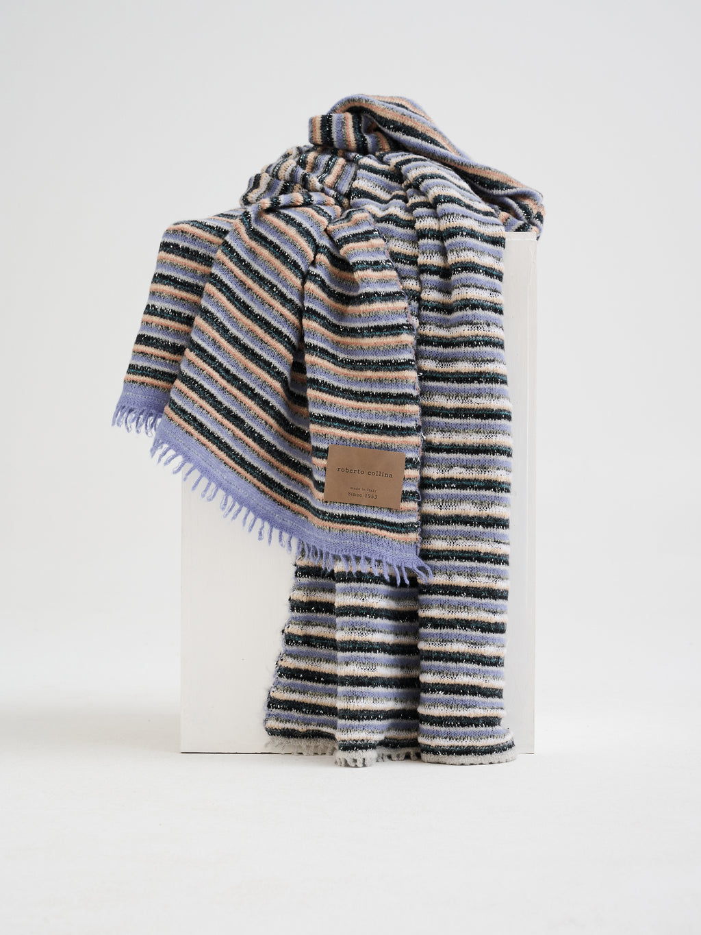 Multicolour Archive Yarn Blanket