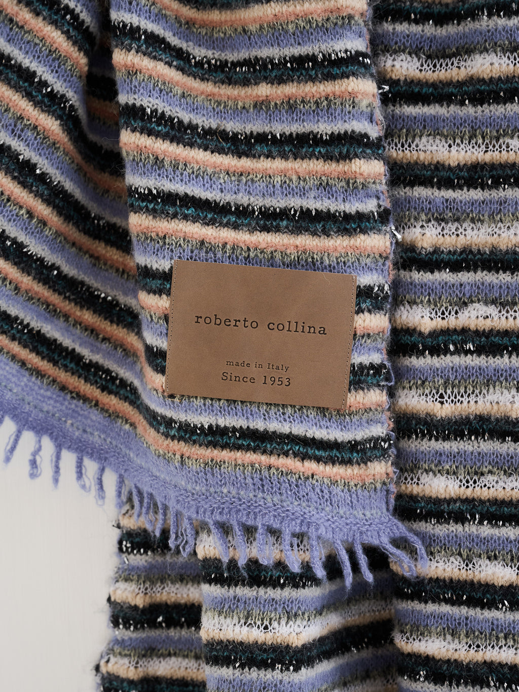 Multicolour Archive Yarn Blanket
