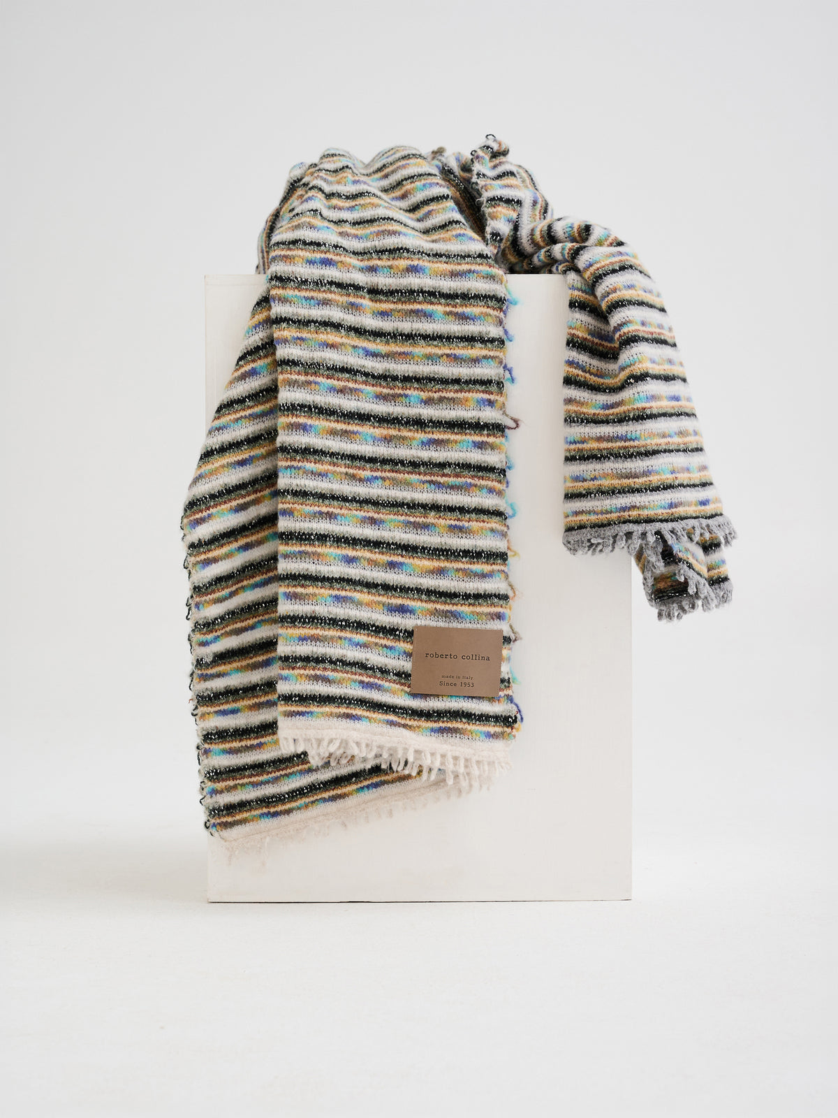 Multicolour Archive Yarn Blanket